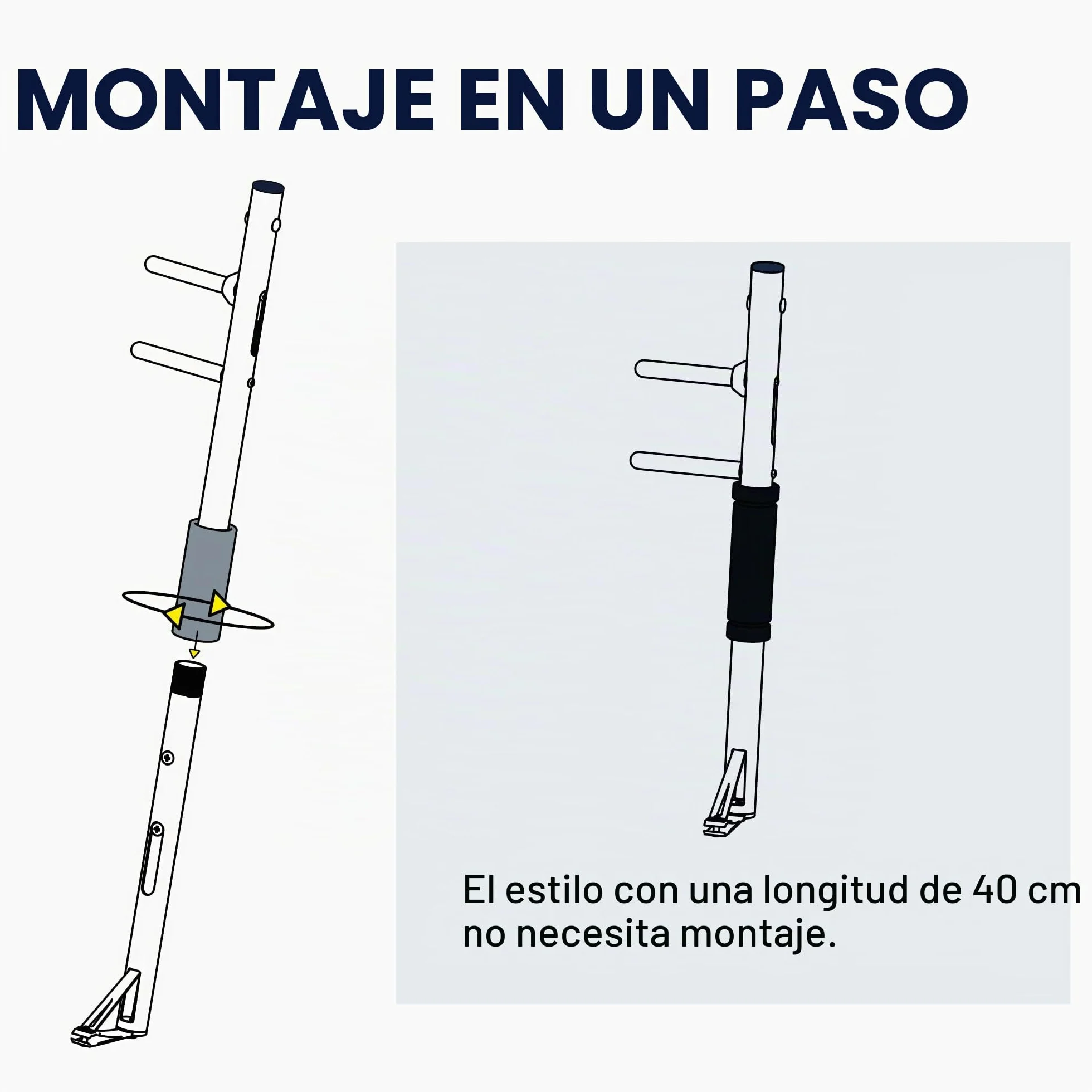 Cortaúñas con mango largo de 4 mm, eje de aluminio, sin necesidad de agacharse, herramienta fácil de alcanzar para uñas de los pies (M-72 cm-28 pulgadas)