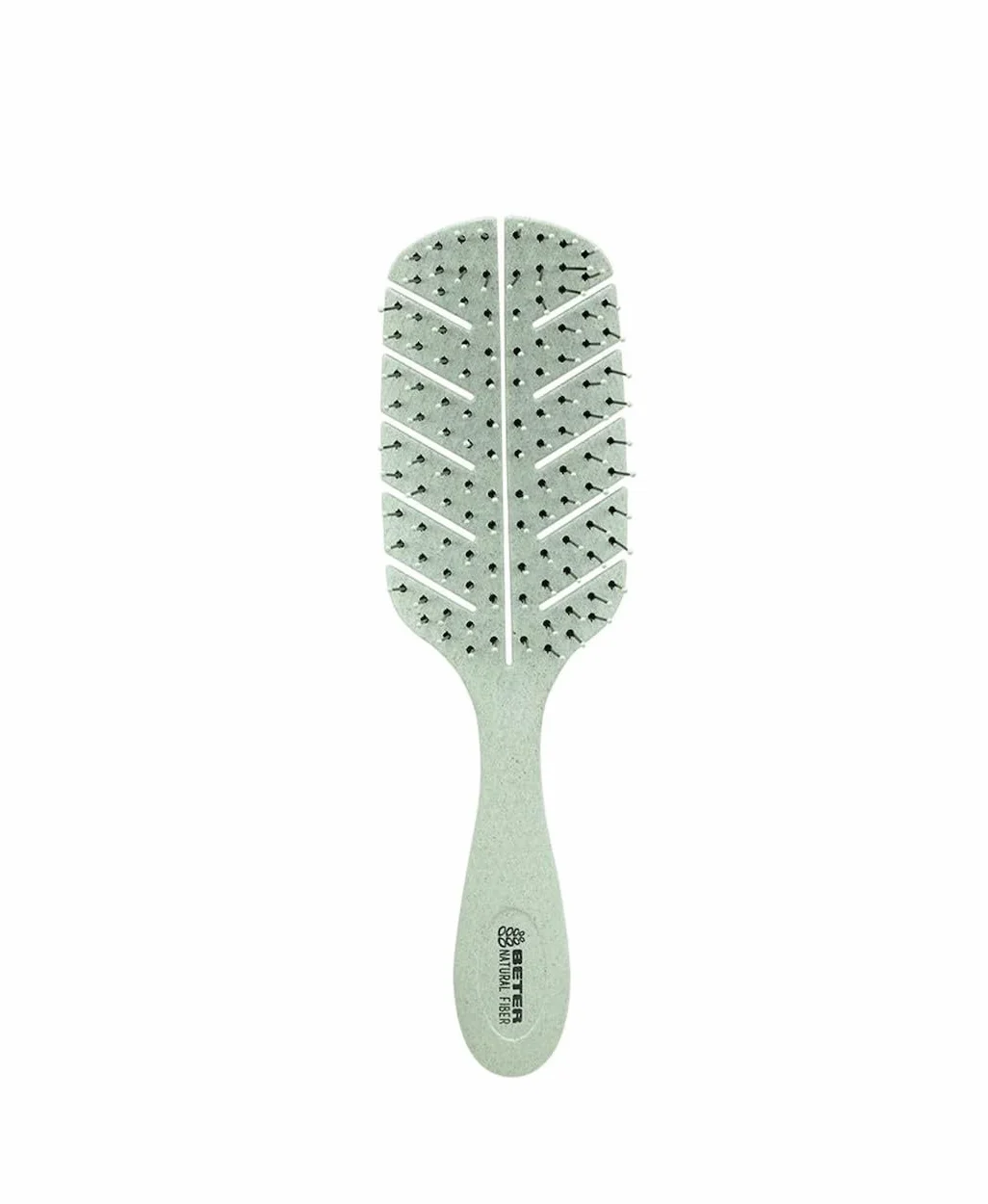 Beter Cepillo de pelo esqueleto antitirones Natural Fiber fibras de trigo Desenredante Antienredos Antirotura Peinado suave sin tirones