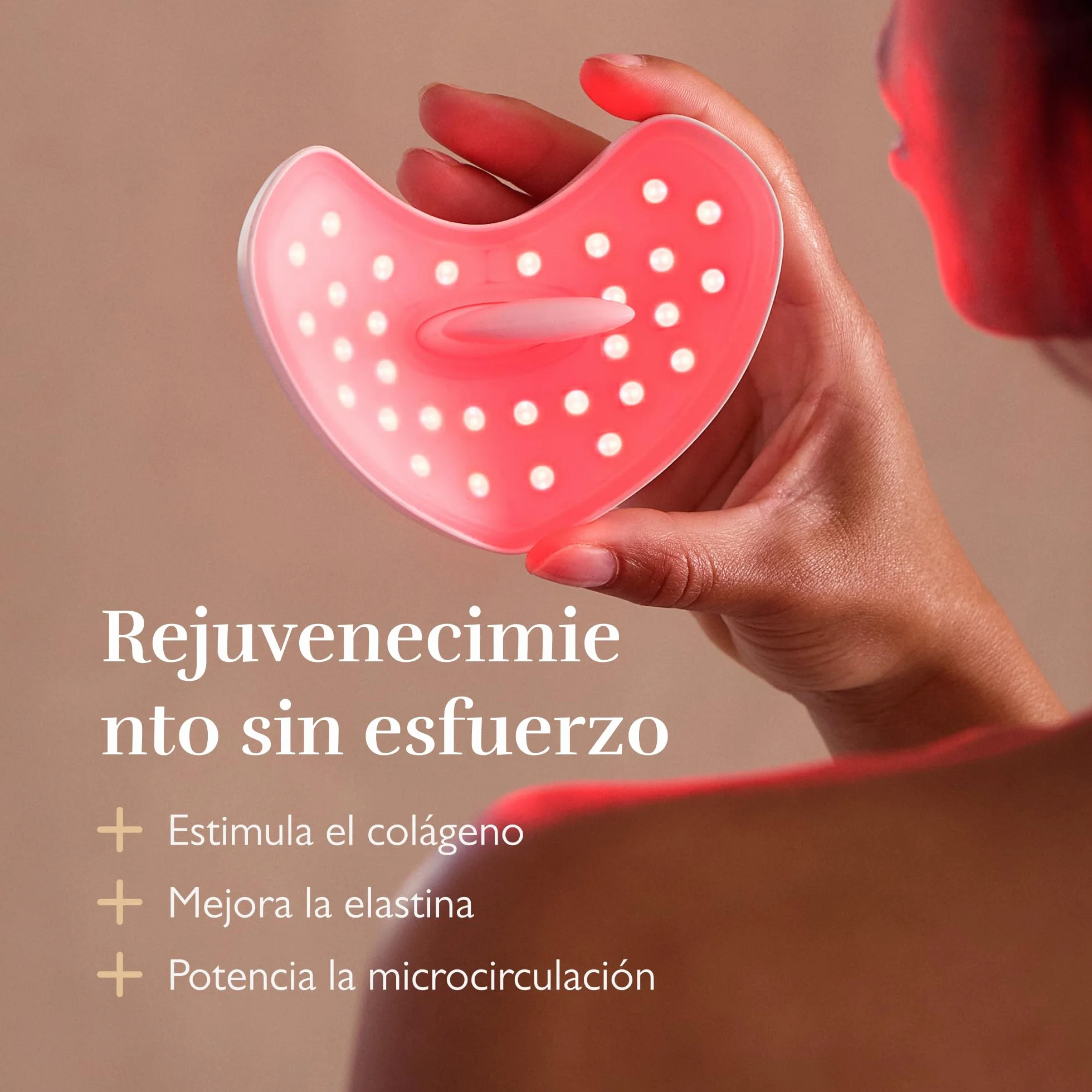 Silk'n Lumilips LED Máscara para Labios - Dispositivo Rejuvenecer Volumizar Luz Roja Recargable Blanco