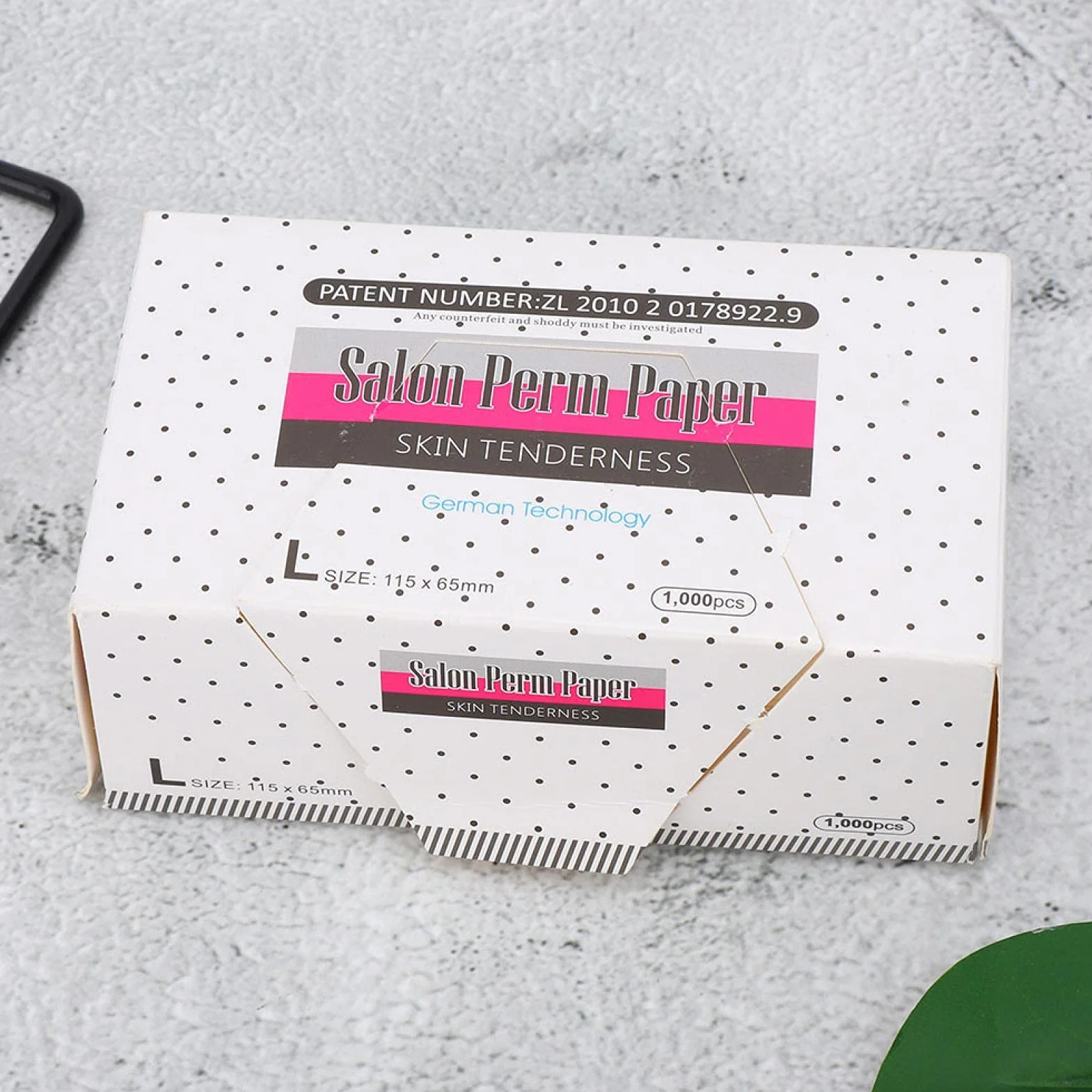 Papel para permanente transpirable para el cabello, malla de uso individual, alta temperatura para peluquería