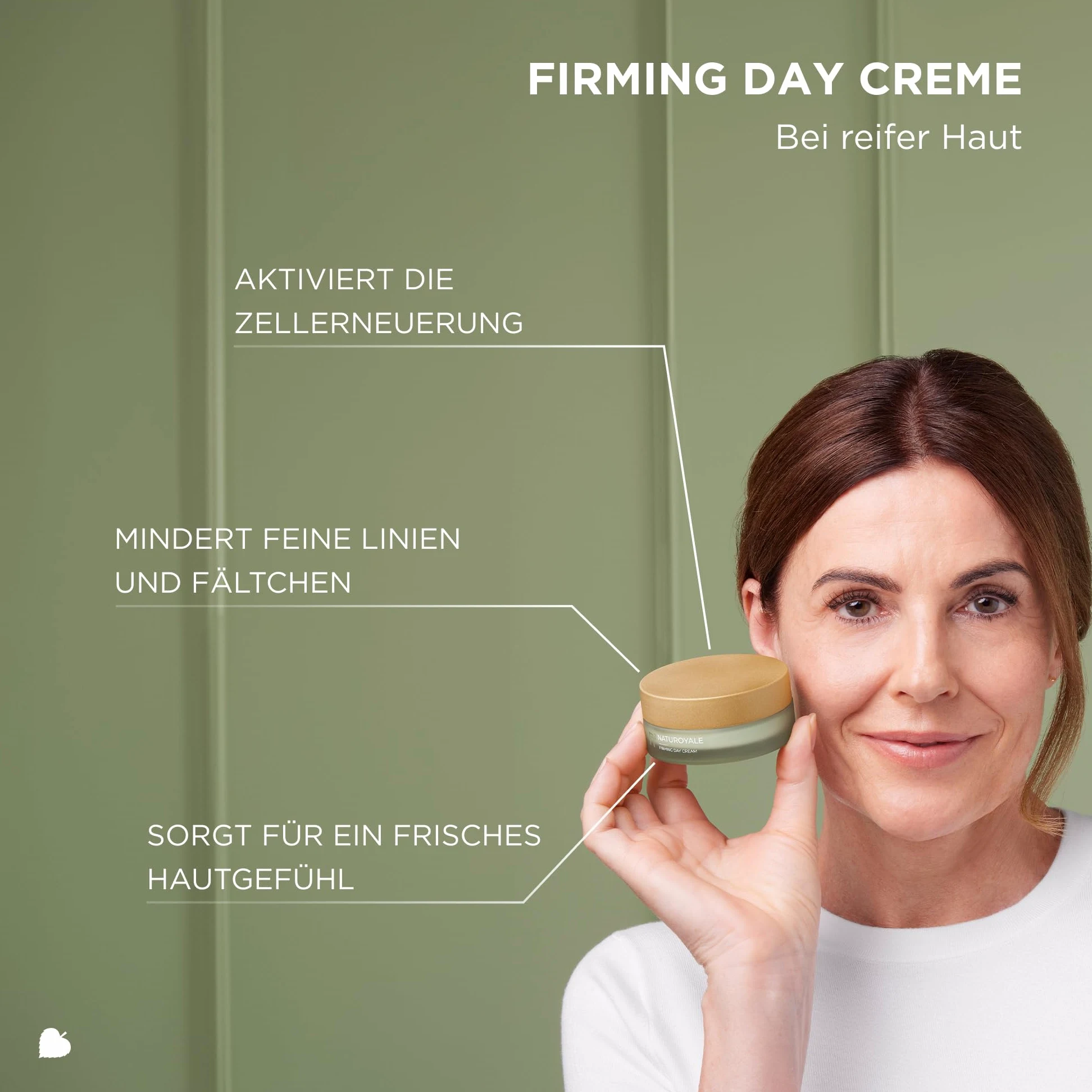 ANNEMARIE BÖRLIND Naturoyale Crema de día reafirmante, 50 ml, para pieles maduras | Crema reafirmante de día, antienvejecimiento, hidratante contra arrugas, renovación celular, con paracreso, con trufa blanca