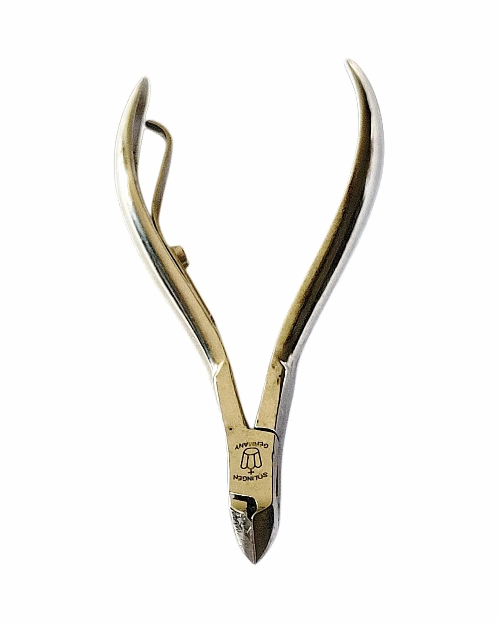 Solingen - Alicates para cutículas vendidos por Ahglow. Alicates de corona de mandíbula completa (borde de corte de 7 mm) de 10 cm de largo. Manicura, pedicura, producto profesional para el cuidado de