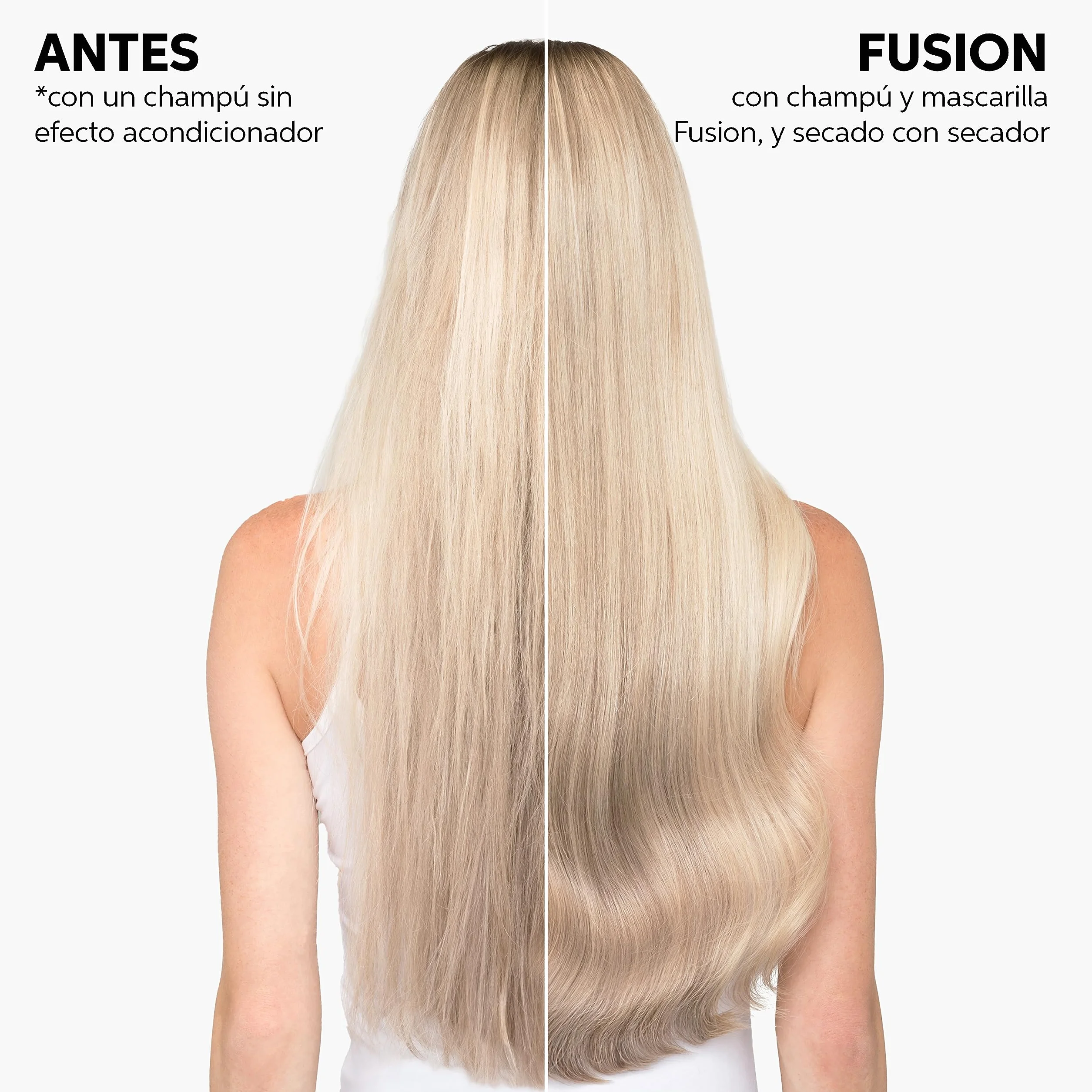Wella Professionals FUSION Champú Reparación Intensa Cabello Seco Dañado Brillo Anti Rotura