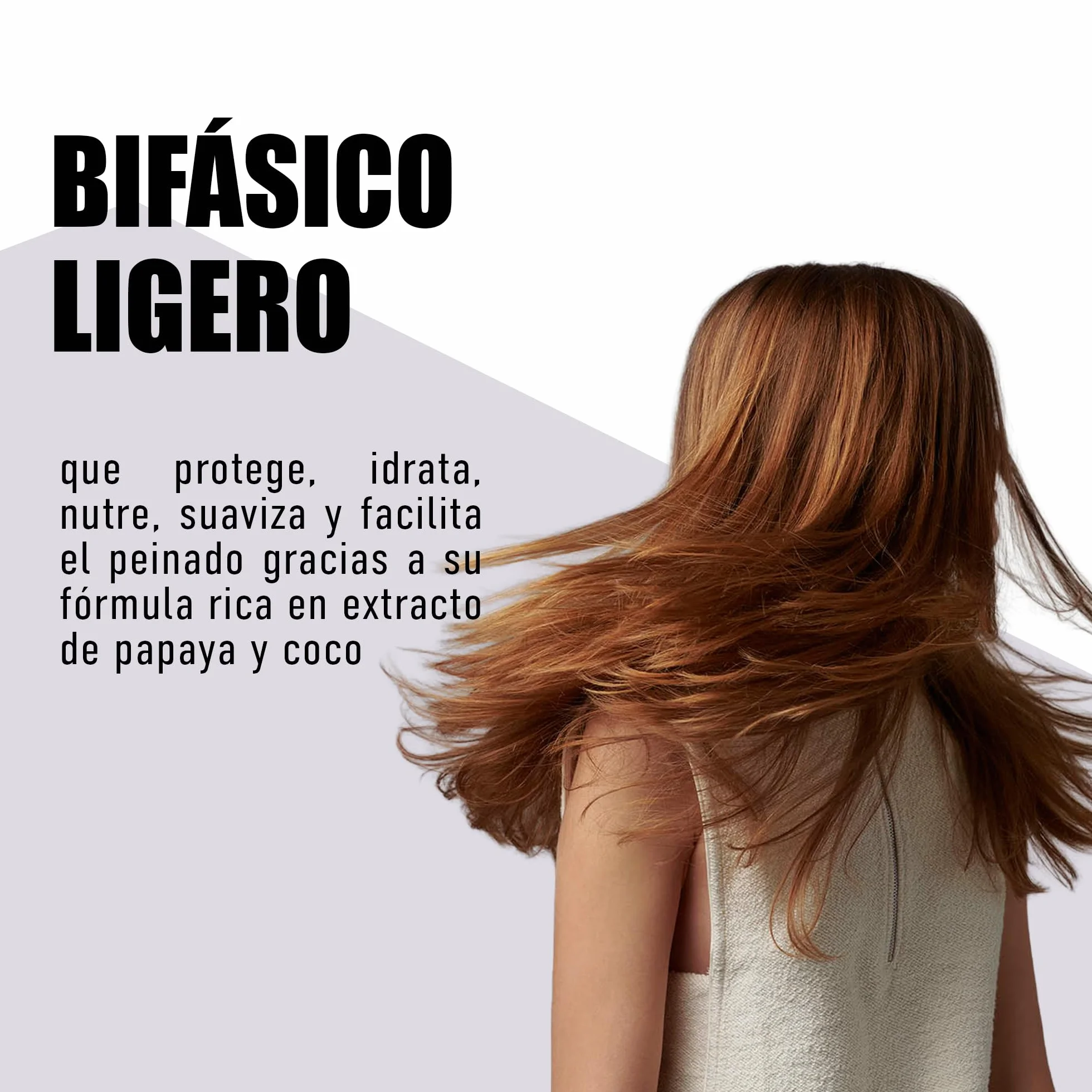 GLOSSCO PROFESSIONAL Spray Protector Solar Cabello UVB Protective Spray 240 ml Extracto de Papaya y Coco Protector UV Hidratación Profunda