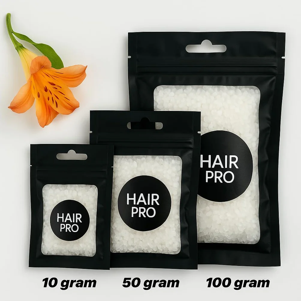Italian Keratin Glue Beads Black #1 for Hair Extensions 20g