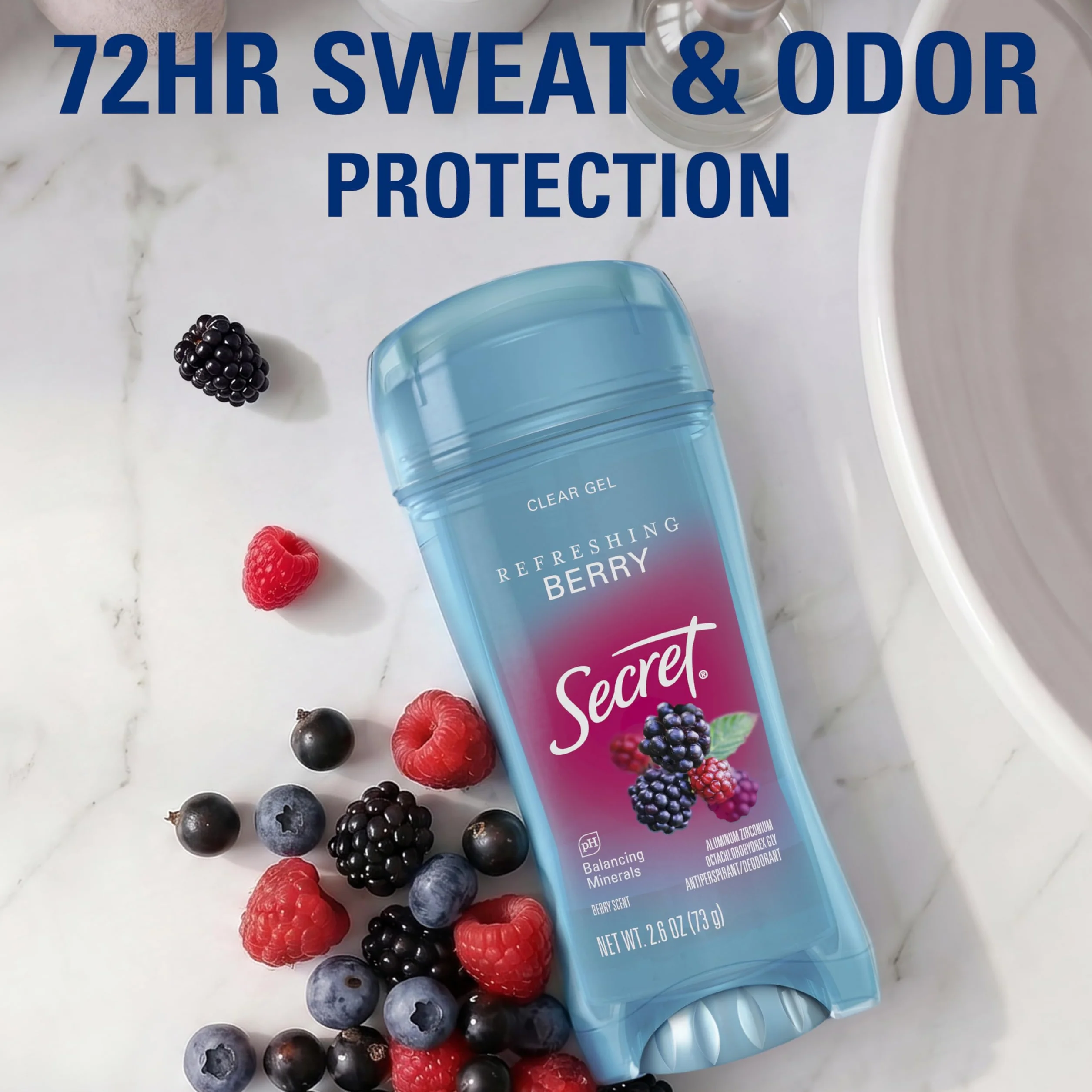 Secret Scent Expressions So Very Summer Berry Clear Gel Women's Twin Antiperspirant and Deodorant, 5.2 oz