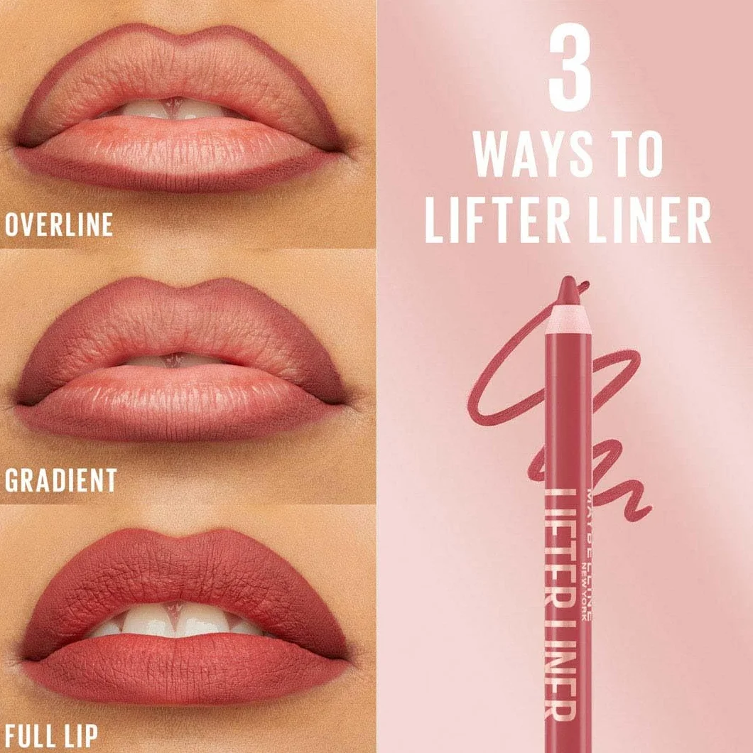 Maybelline New York Lifter Liner Delineador de labios Ácido Hialurónico Tono 07 Big Lift