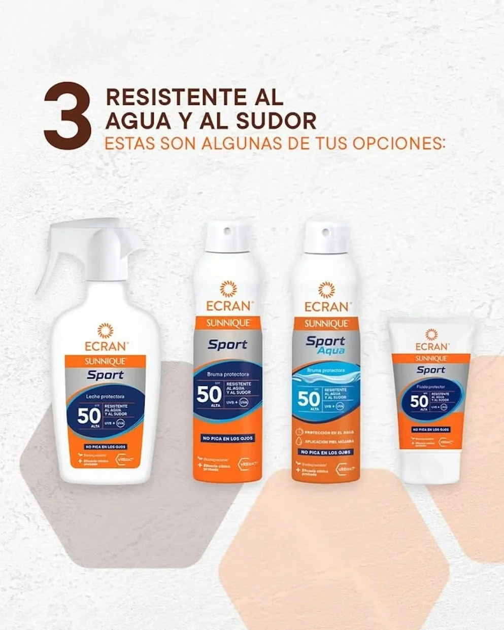 Sunnique Sport Bruma Protectora Solar SFP 50 Piel Mojada 250 ml