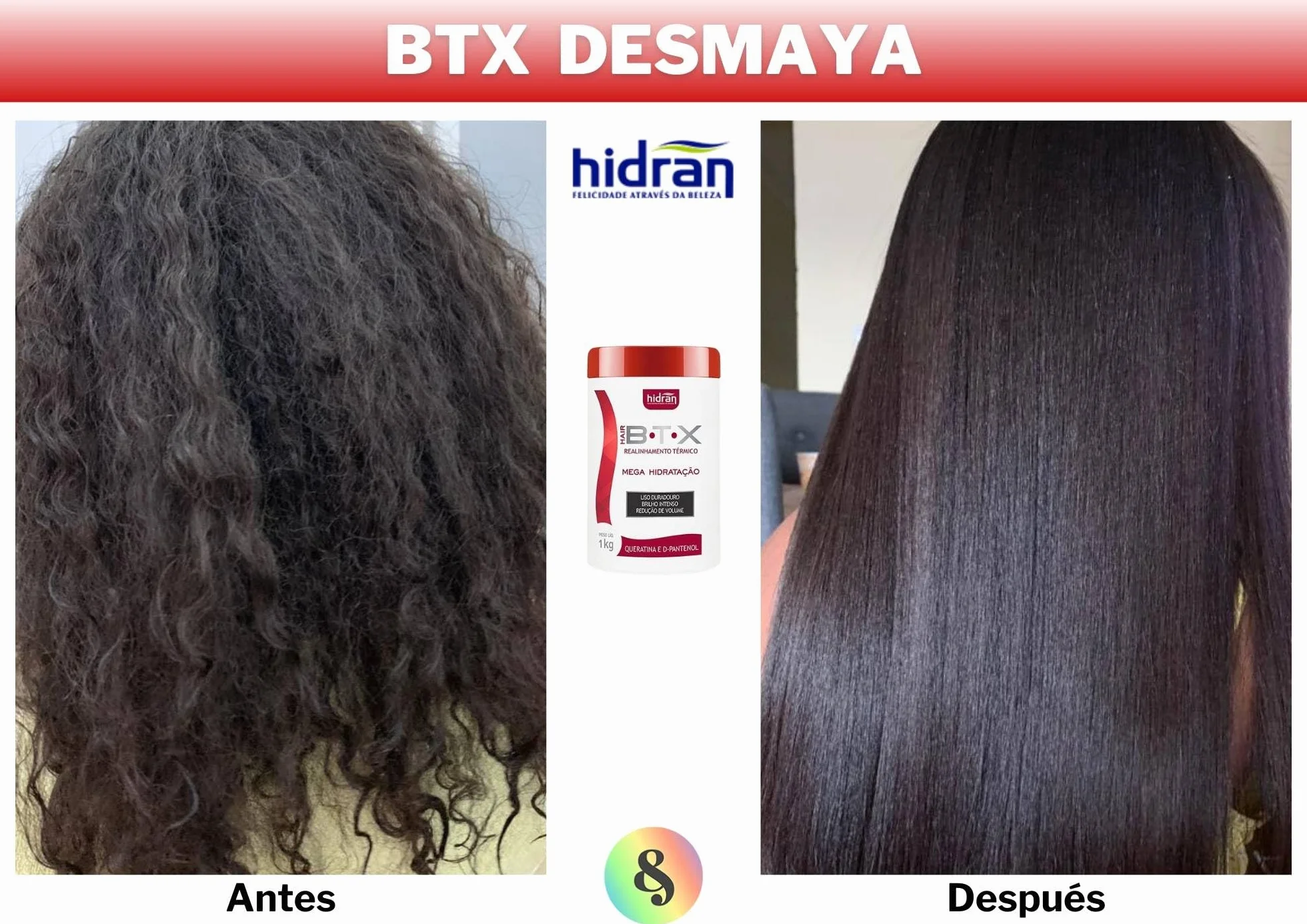 Hidran BTX Lifting Capilar Keratina Desmaya Cabello 200g