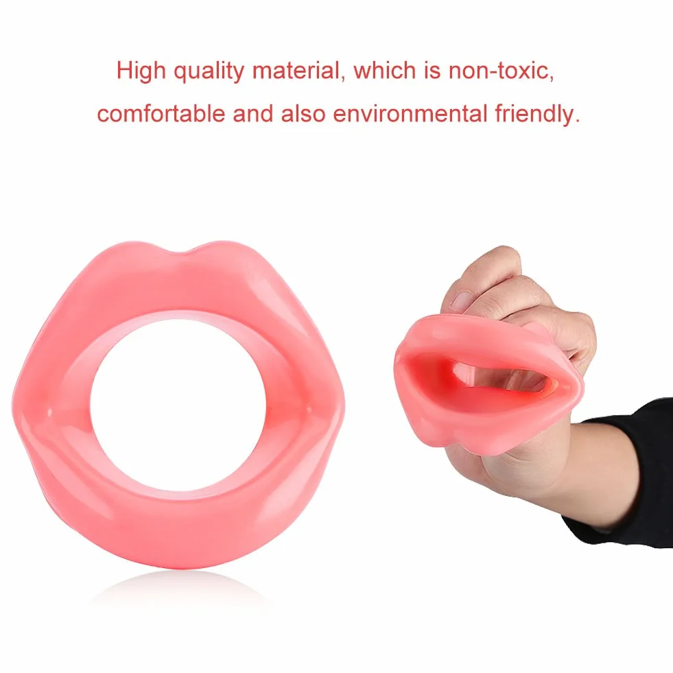 Silicona Entrenador de Labios Lifting Facial Tensor Muscular Antiarrugas