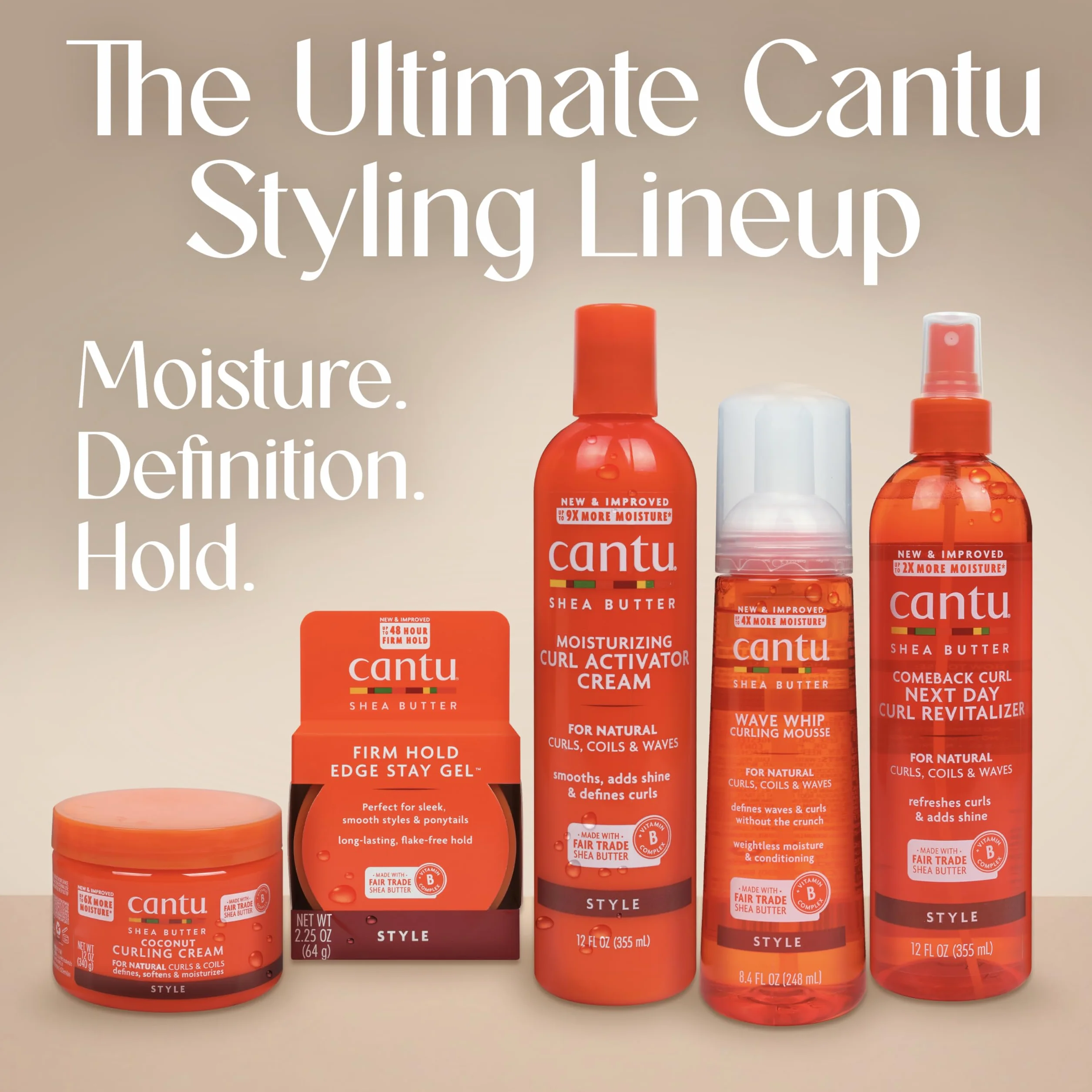 Cantu Shea Butter Wave Whip Curling Mousse 238g