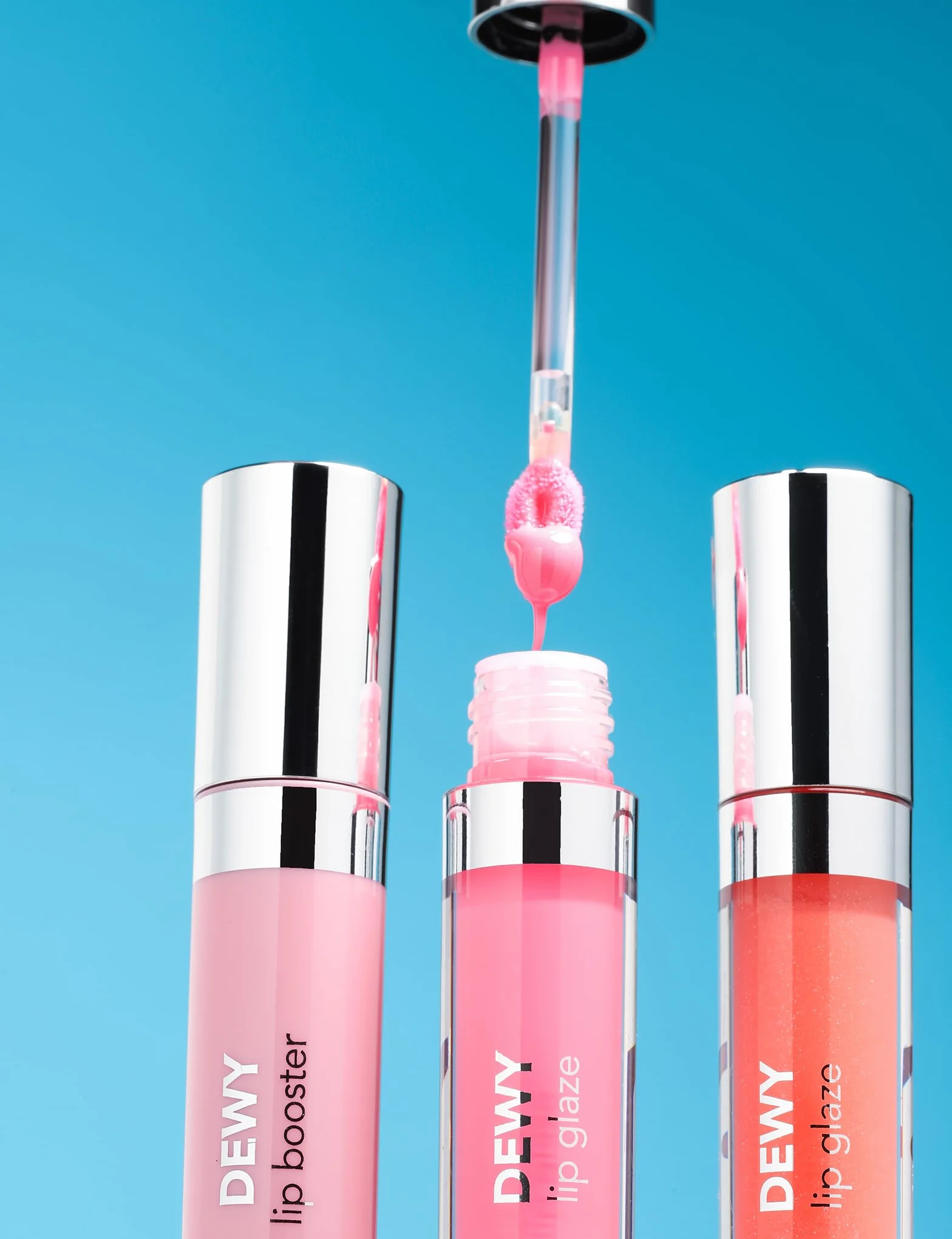 Flormar Dewy Glaze Lipgloss 024 Coral – Brillo de labios hidratante no pegajoso duradero