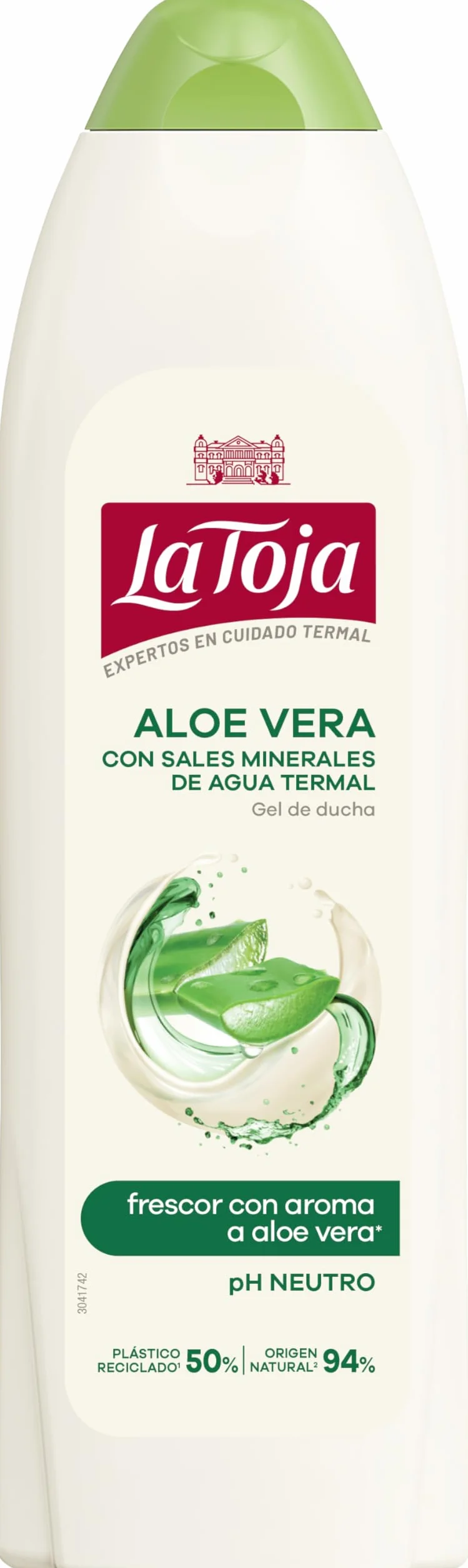 La Toja Gel Crema de Ducha Aloe Vera 600 ml, Piel Suave y Elástica