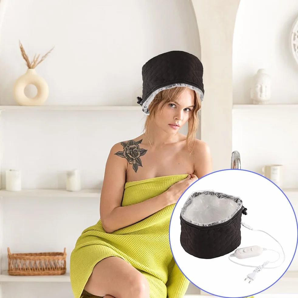 Gorro Eléctrico para el Cabello con Control de Temperatura Ajustable 30-45 Etapas
