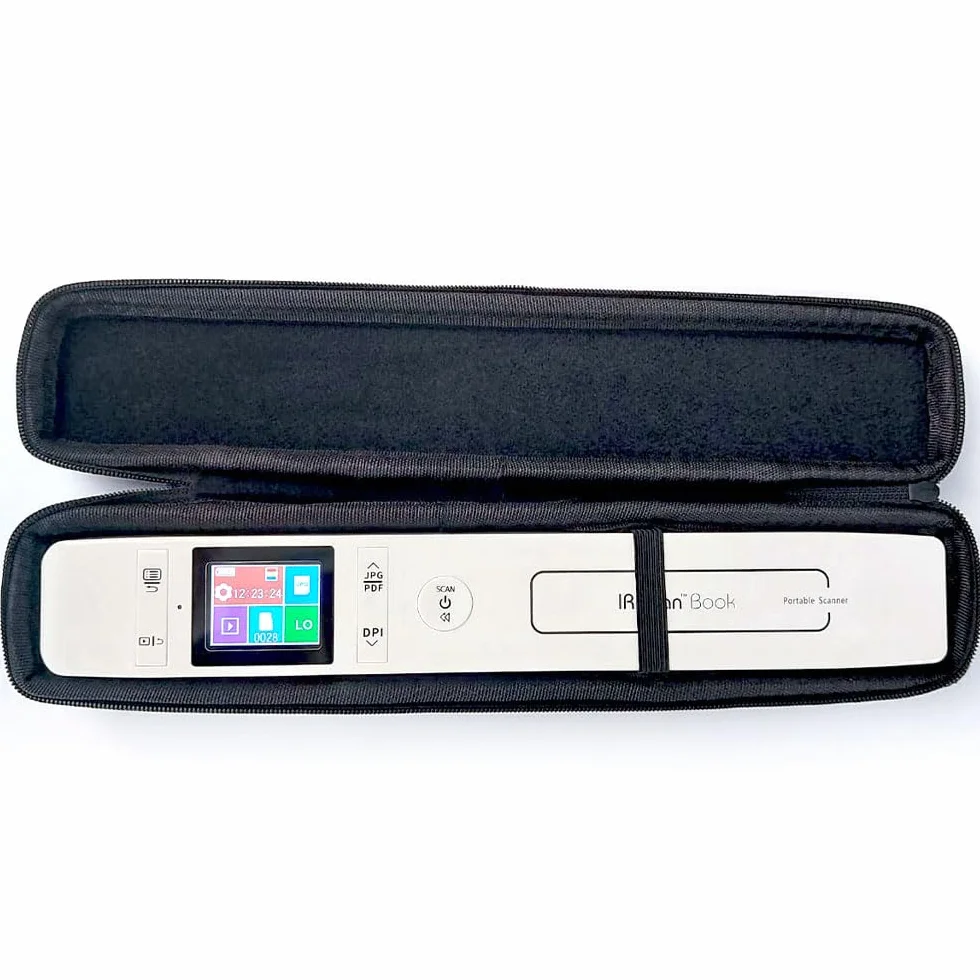 Funda rígida para escáneres de mano IRIScan Book versión 3, 5, 5 WiFi, IRIScan 7