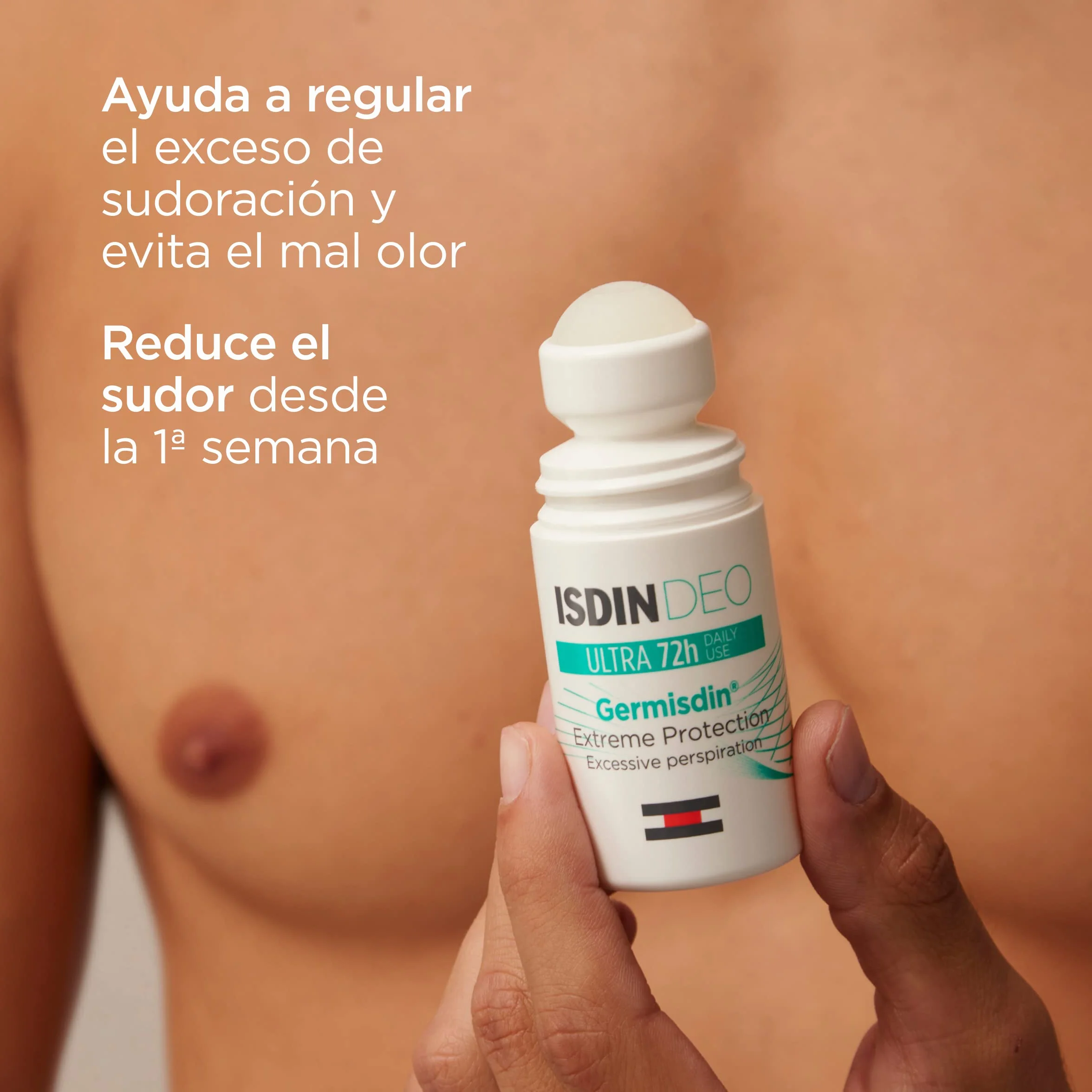 SDIN Germisdin Ultra 72h Roll-On Desodorante Antitranspirante Sin Alcohol