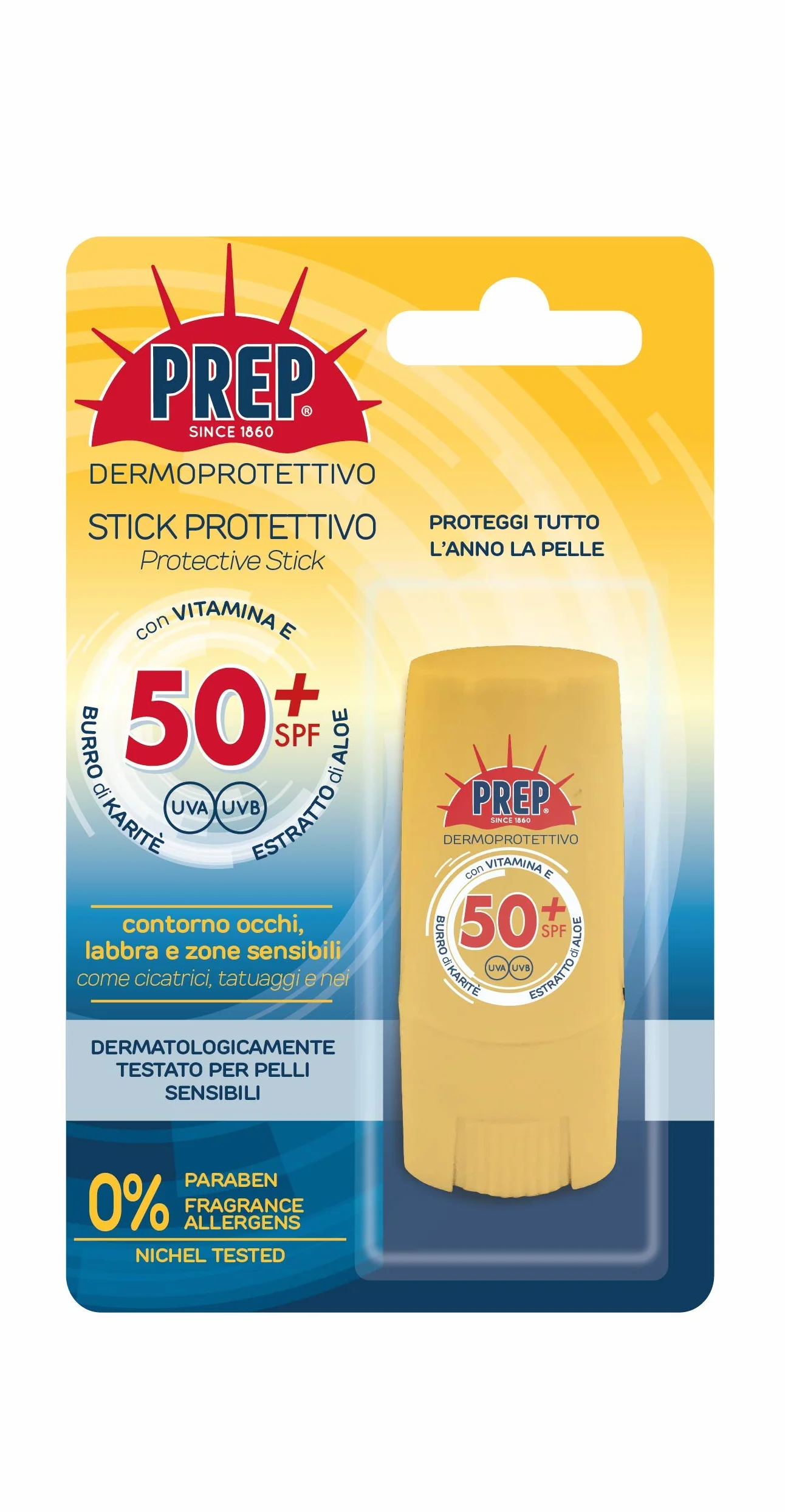Dermoprotettivo Protective Eyes Lips Sensitive Areas SPF50 8 ml