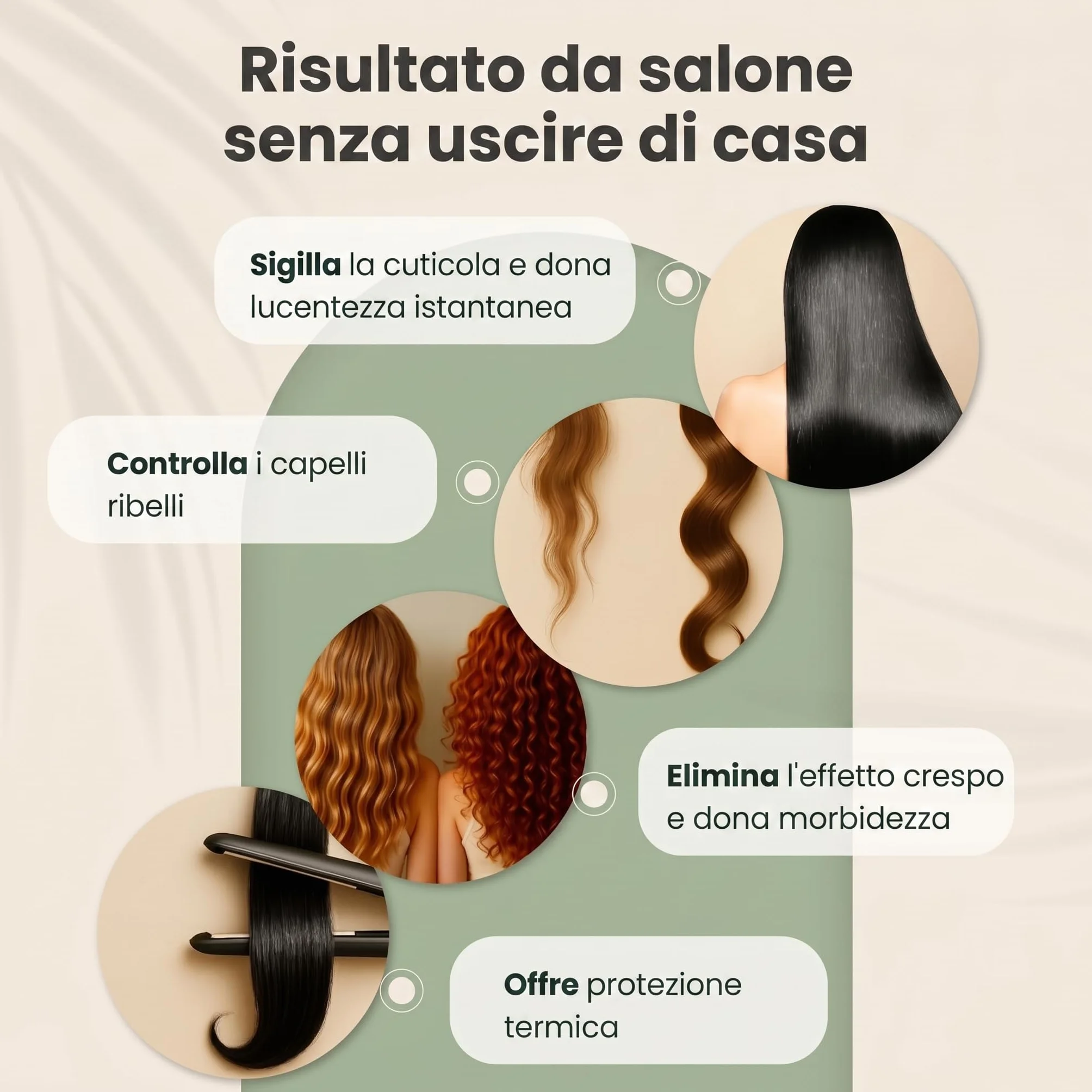 Reestructurador Aceite Capilar Efecto WOW Anti Frizz 250 ml Protector Térmico Argán Coco Almendra Ricino Vitamina E