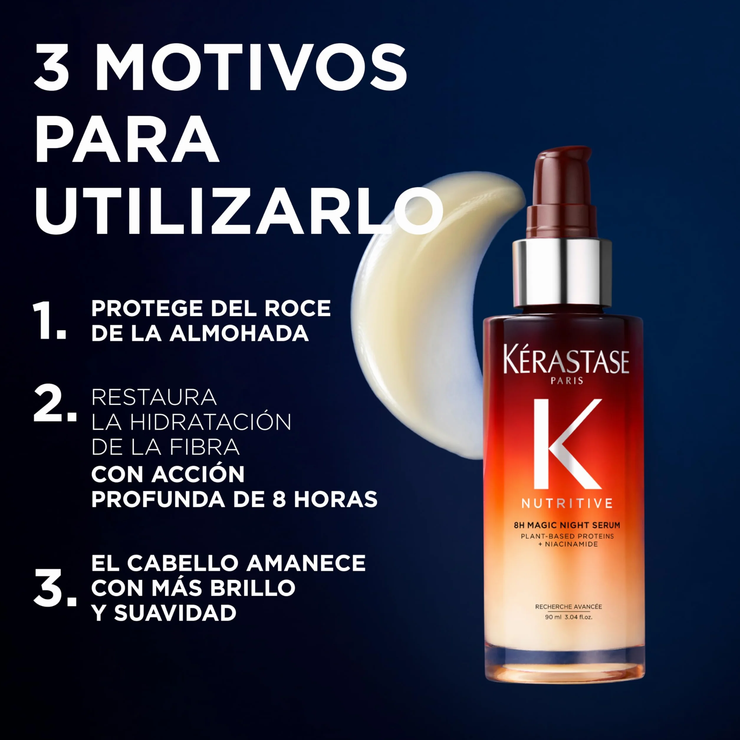 Kérastase Nutritive 8H Magic Night Serum 90 ml Sérum Reparador de Noche