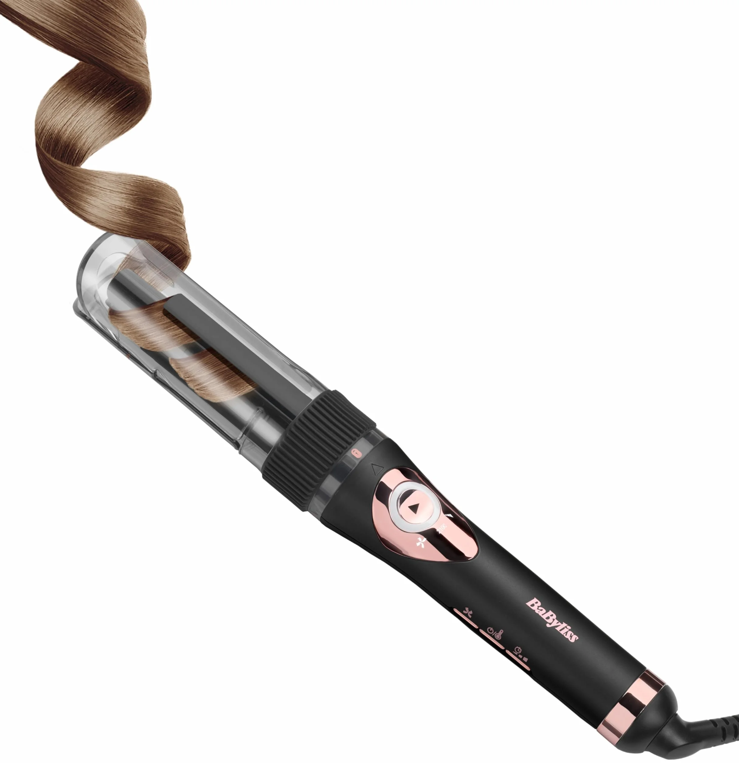 BaByliss Curl Secret Lite Rizador Automático 210° Negro Oro Rosa C1031E