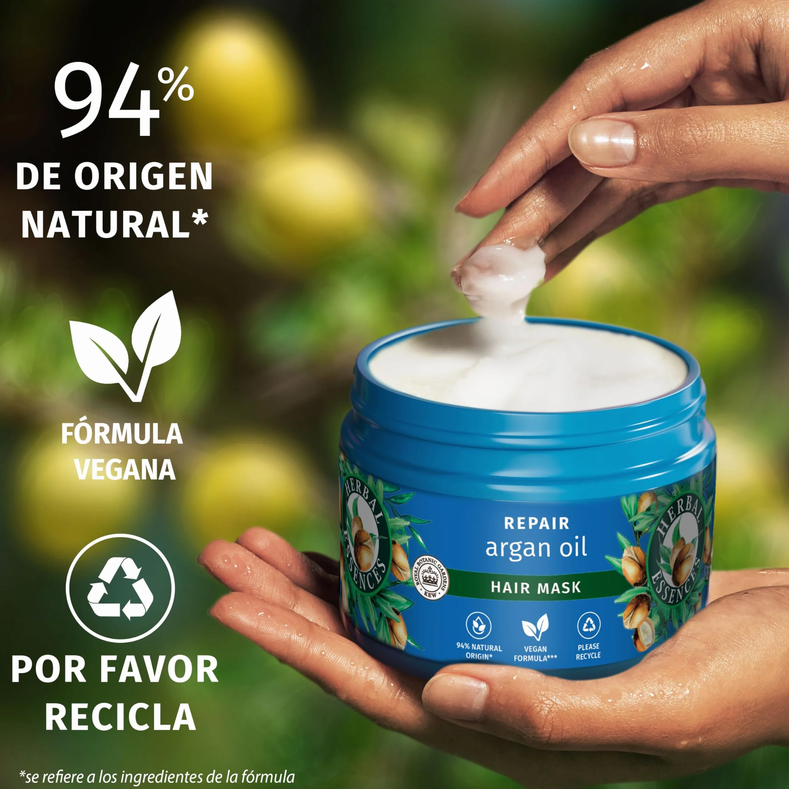 Herbal Essences Mascarilla Reparadora Aceite De Argán 300 ml Pelo Dañado