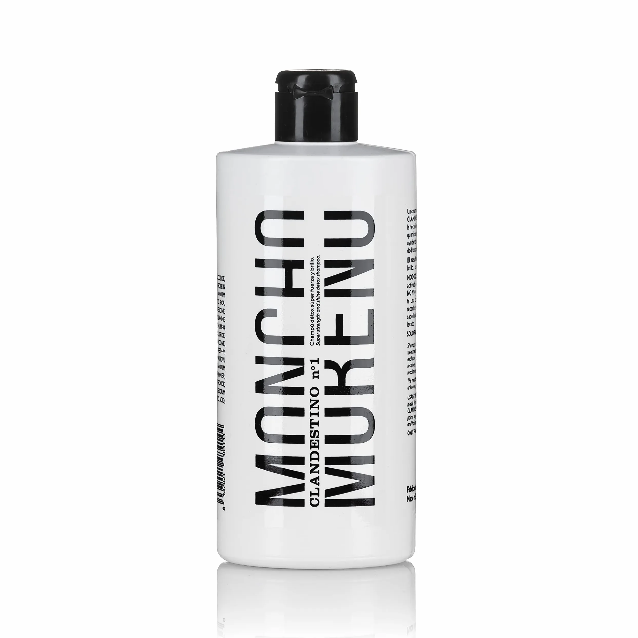 MONCHO MORENO | Clandestino Nº1 - Champú Ultrarepador | Tratamiento Nutritivo y Fortalecedor del Cabello (650 ml) |Fórmula secreta (y casi milagrosa)