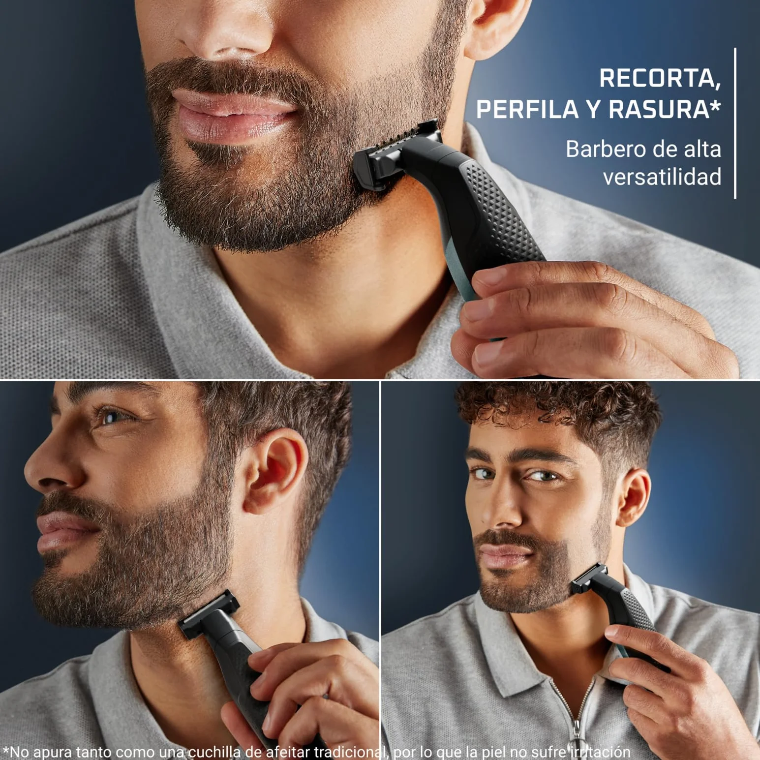 Rowenta Forever Sharp Comfort, Barbero, Diseñado para Durar, Cuchillas Autoafilables, 120 min de Autonomía, TN6044E0