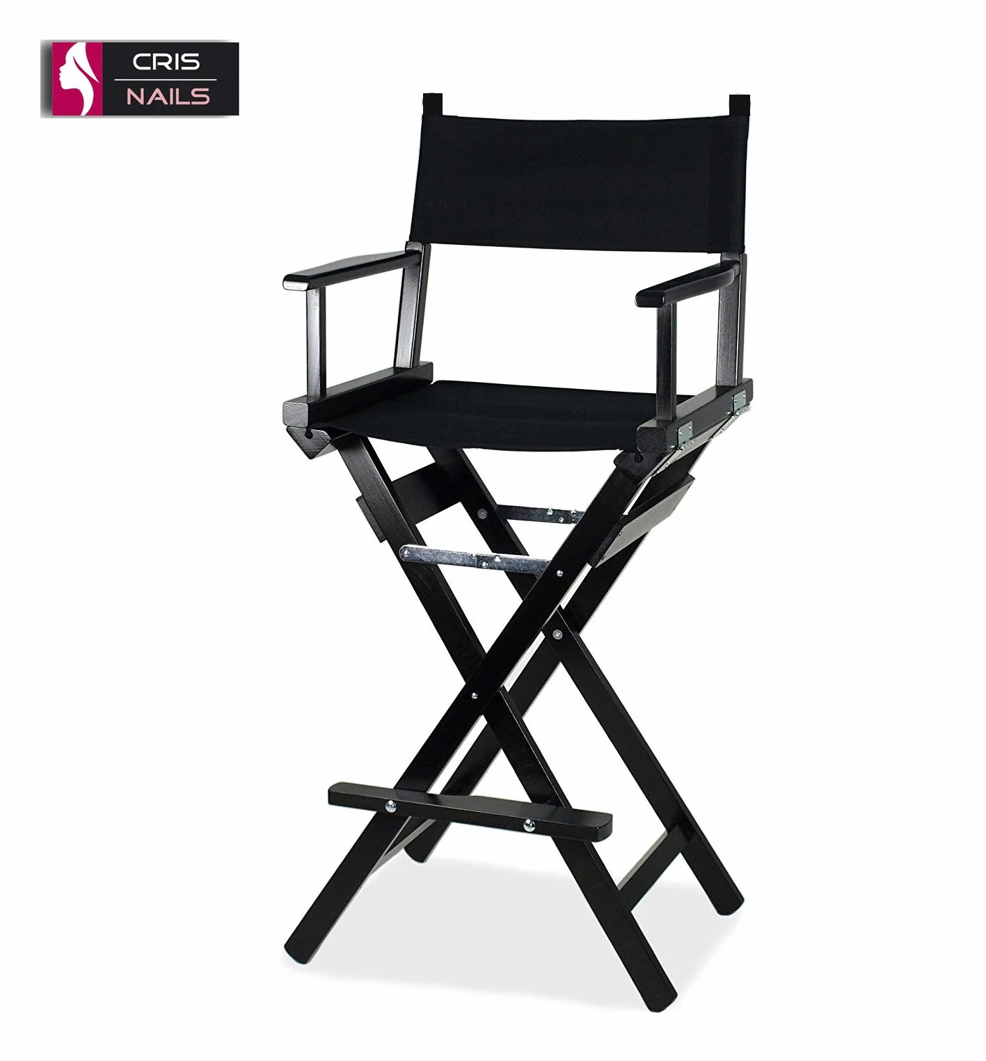 Silla de Maquillaje Portátil de Aluminio para Peluquería y Estética