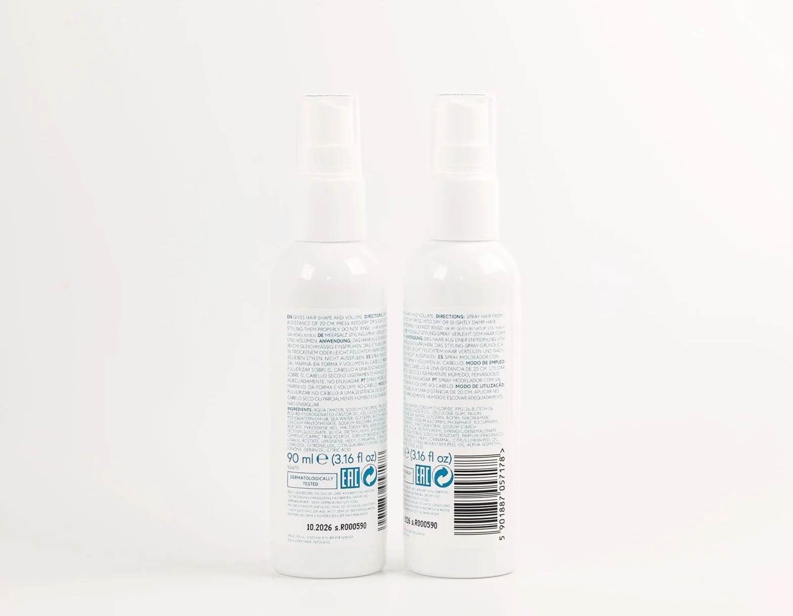 Ziaja Spray Moldeador con Sal Marina Efecto Ondas Surferas ANTIOXIDANTE