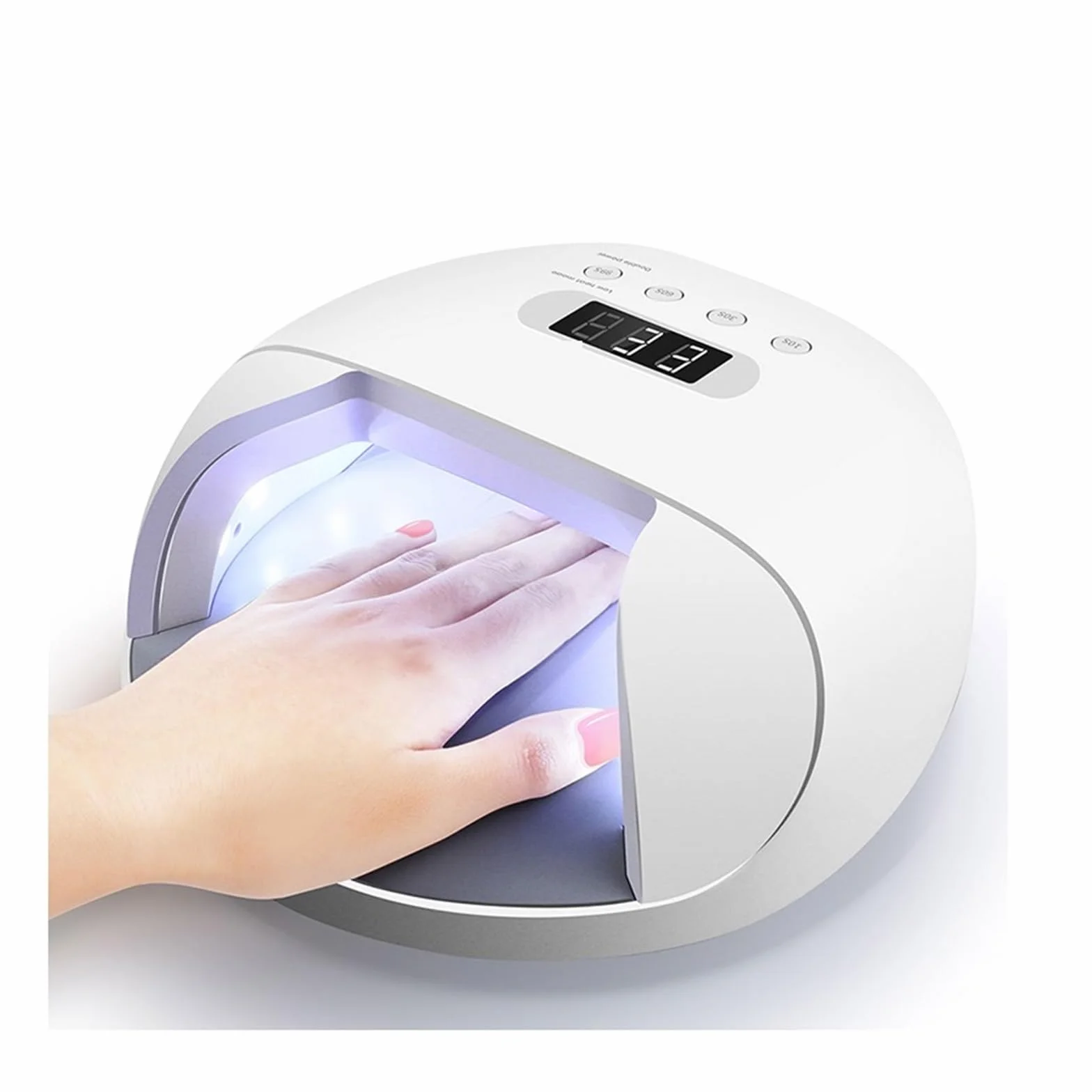 Lampara UV LED Uñas, Lámpara de uñas LED UV Lámpara de uñas Secador de gran potencia Gel de uñas de curado rápido Secadores de uñas profesionales Máquina de herramientas de secado de gel UV,para uñas
