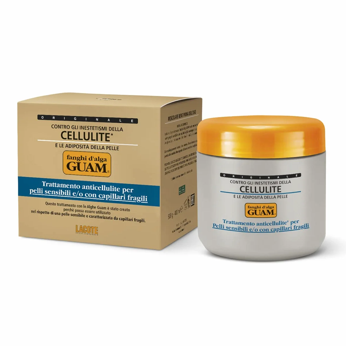 Guam Piel Sensible Algas Marinas Barros Corporales 500 g