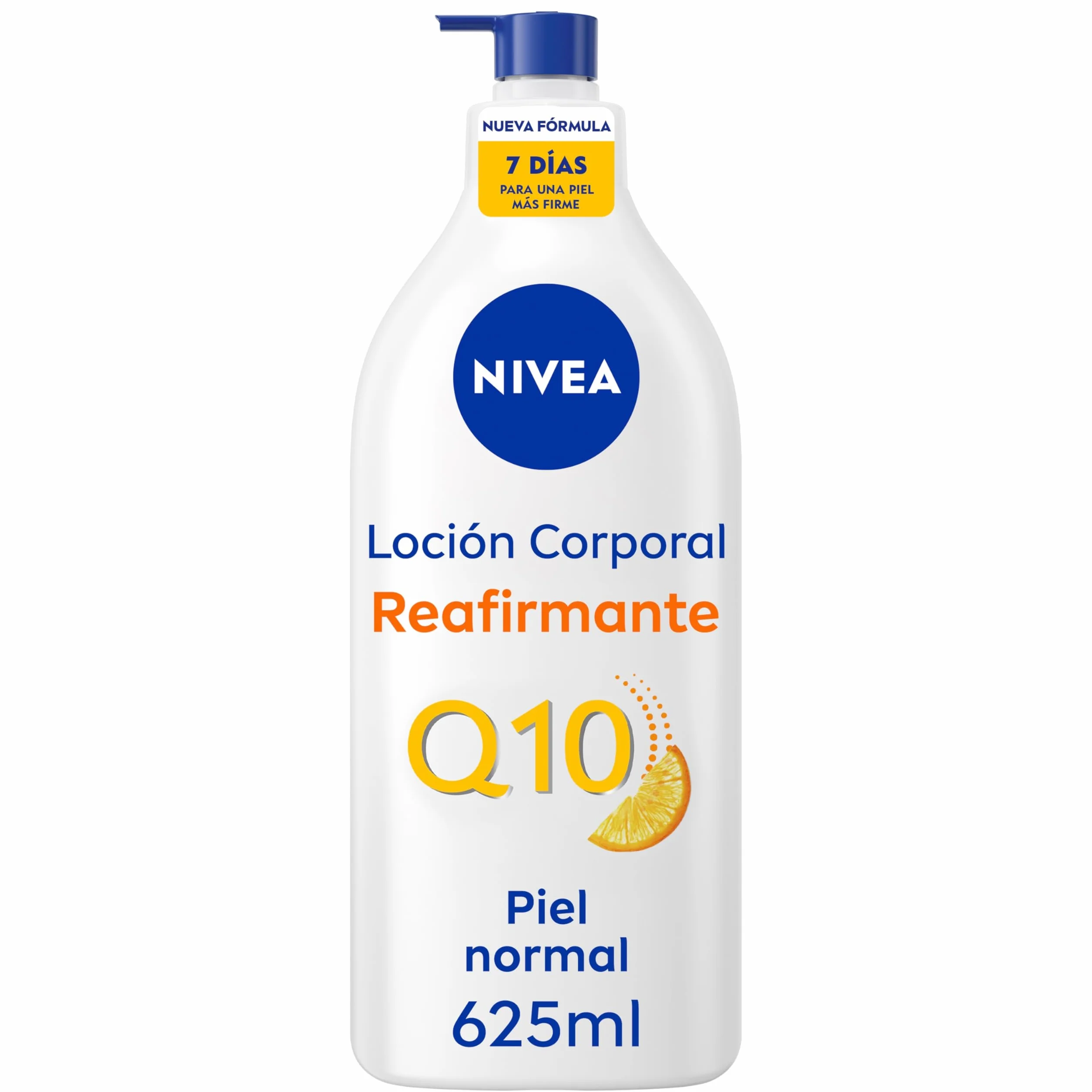NIVEA Q10 Loción Corporal Reafirmante 625 ml Crema Hidratante con Colágeno y Vitamina C