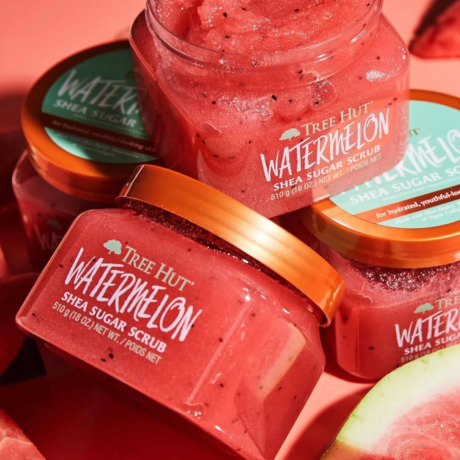 Tree Hut Exfoliante Corporal de Azúcar Watermelon 510 g Vitamina C Manteca de Karité