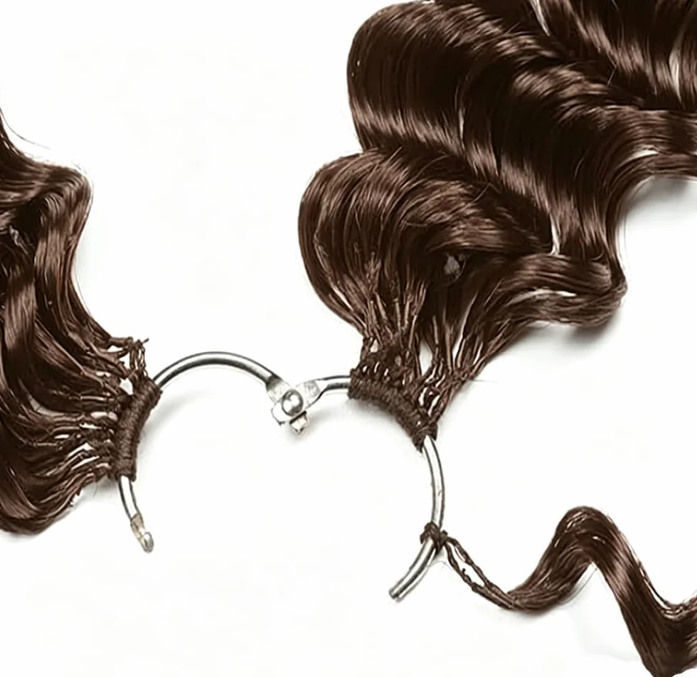 Extensiones de cabello humano de 22 pulgadas, 60 g, 40 hebras, P27/613, rubio, suave, ligero, ondulado, rizado, cabello humano, extensiones de crochet