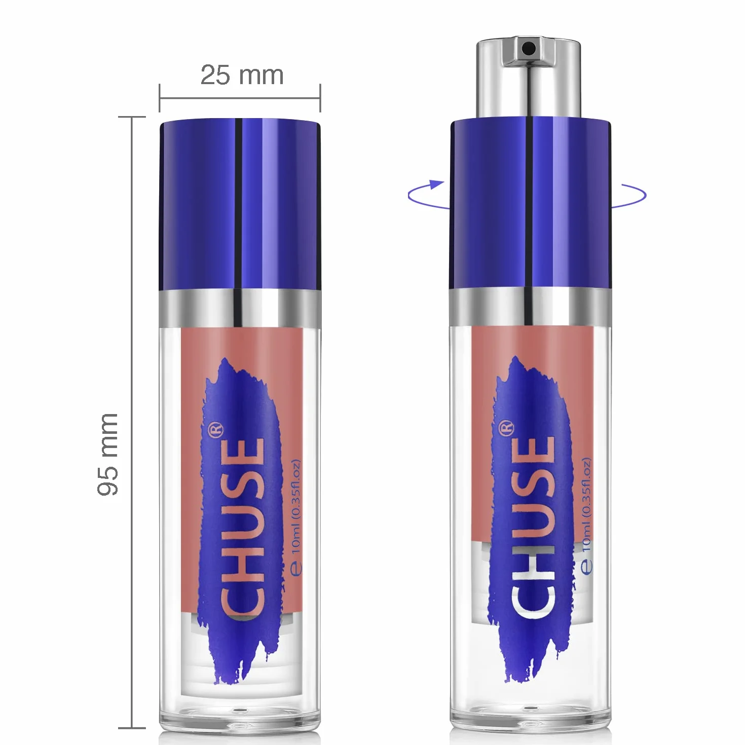 CHUSE Pigmentos para labios PMU 0,35 oz 10 ml L321 Rosy Dusk