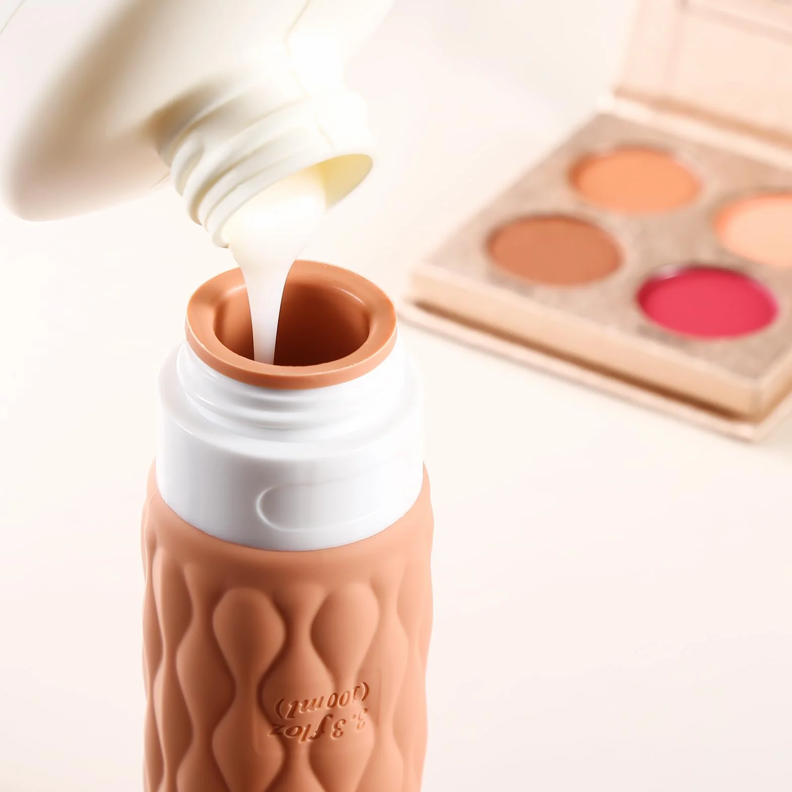 Botes viaje rellenables 100ml TSA aprobado sin BPA neceser transparente