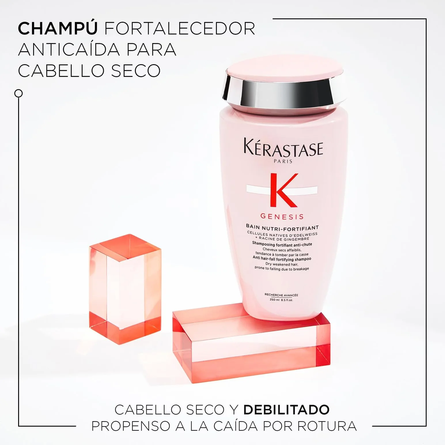 Kérastase Genesis Champú Fortificante Anticaída Anti Rotura Pelo Débil Seco 250 ml