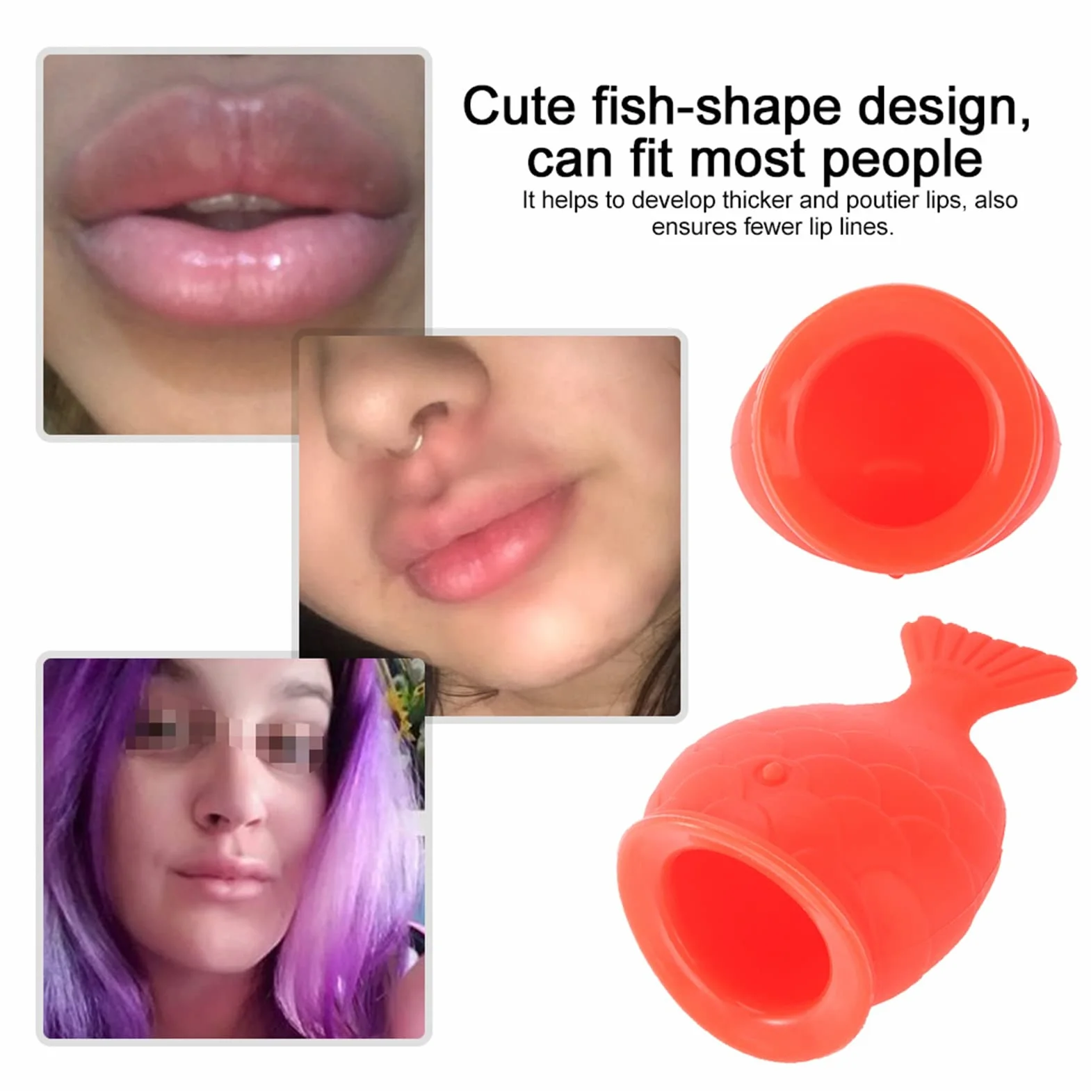 Relleno de labios de silicona portátil, aumentador de labios, herramienta de belleza