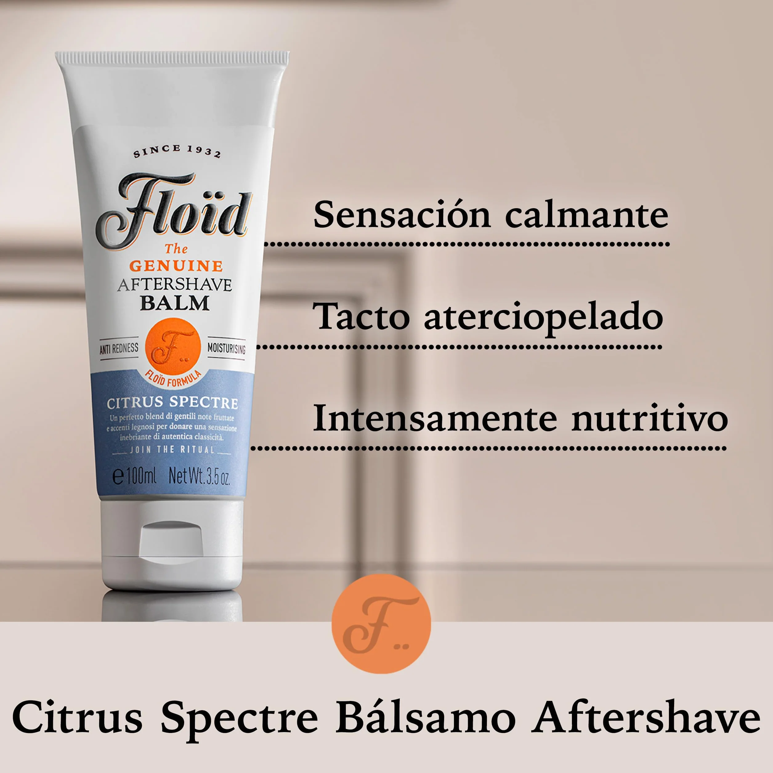 Floid After Shave Balm Citrus Spectre 100 ml bálsamo barba hidratante para después del afeitado