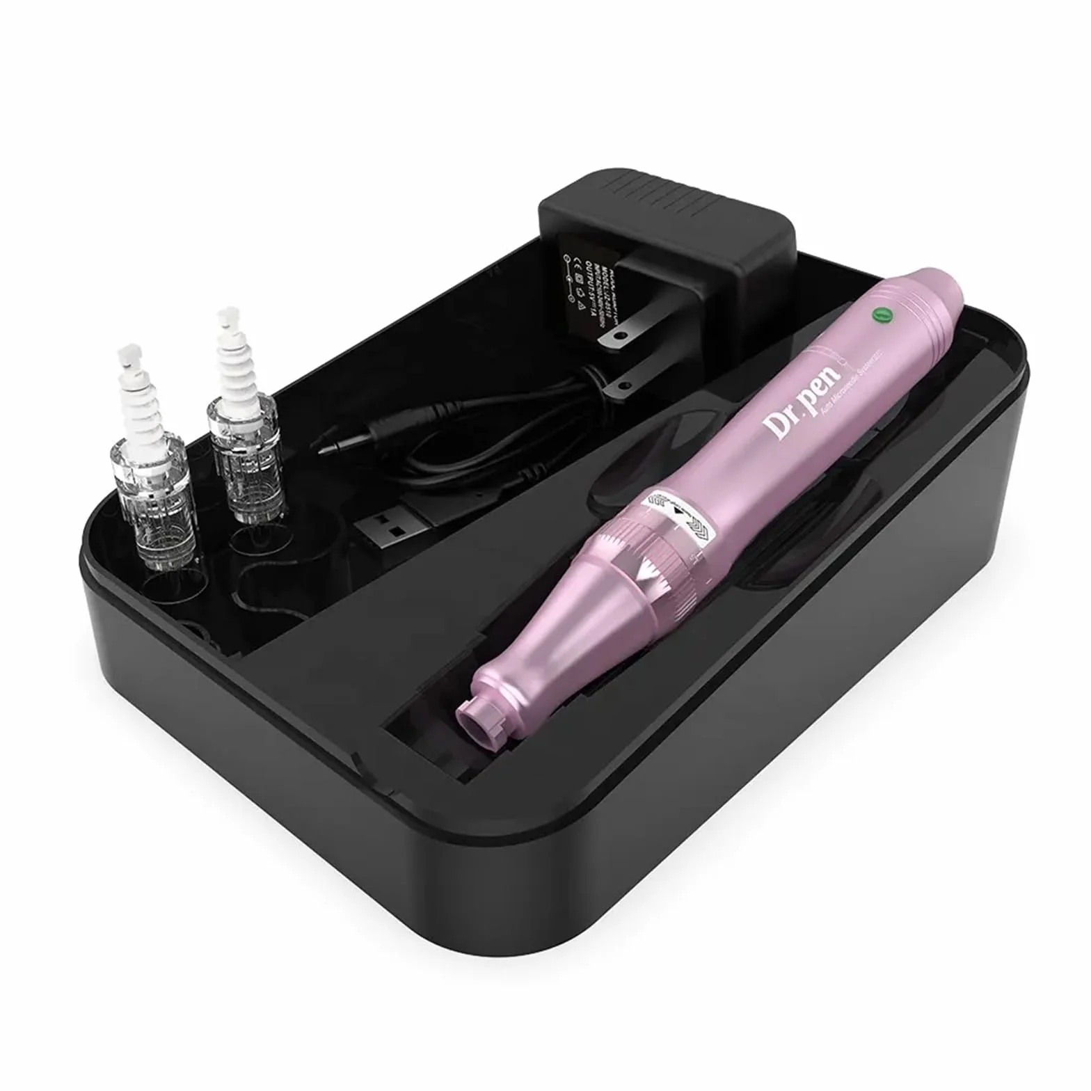 Dr. Pen Ultima M7 Microneedling Inalámbrico Profesional, Microneedle Máquina Eléctrica de Microagujas con 22 Cartuchos de Repuesto, Tratamiento Anti-Envejecimiento, Acné, Arrugas y Pérdida de Cabello