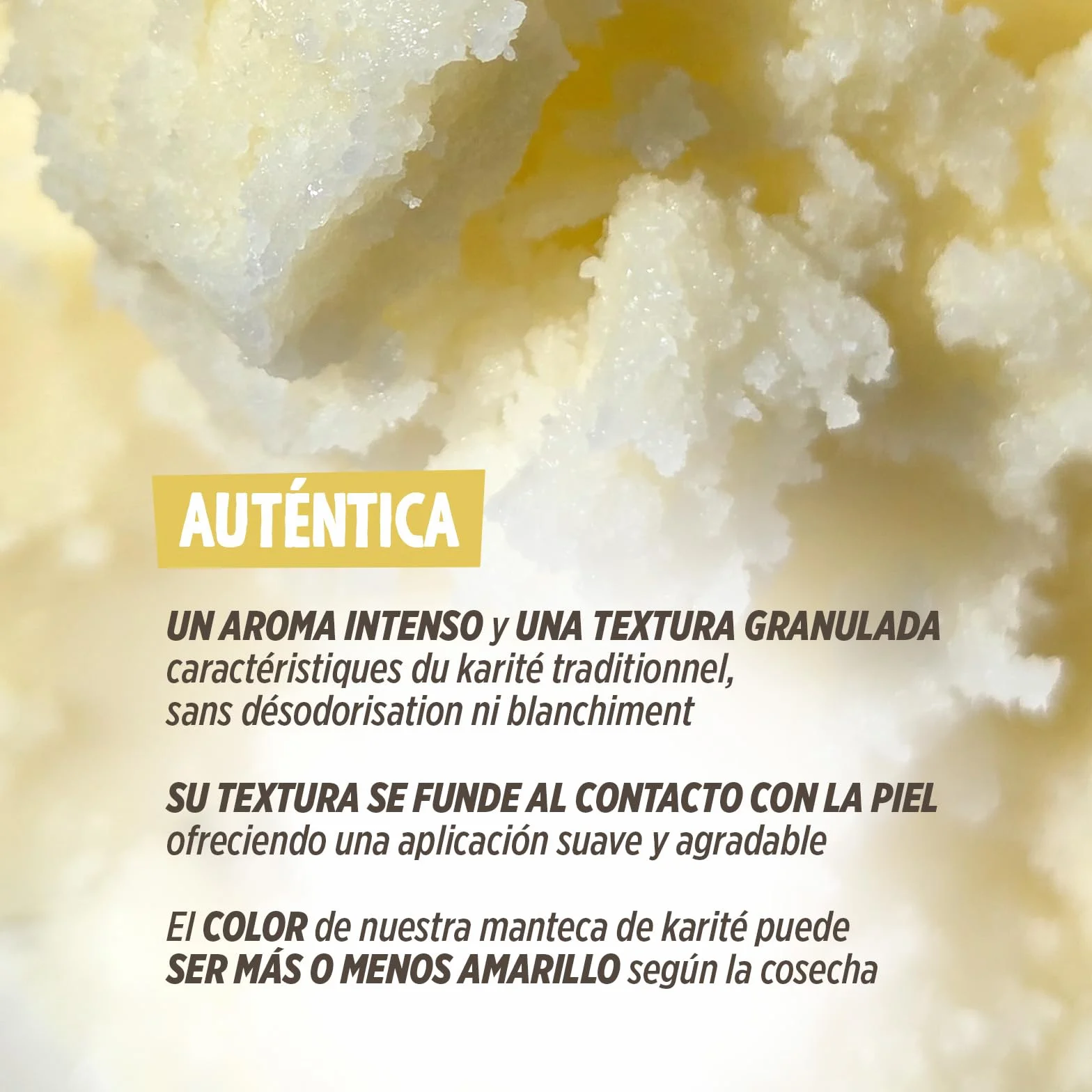 Manteca de Karité Ecológica 400 g - 100% Vegetal - Sin Refinar