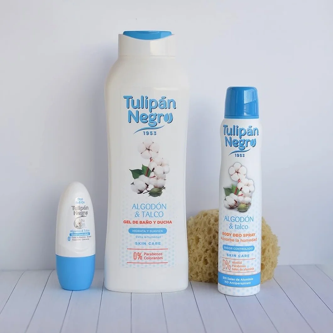 Tulipán Negro Gel de Baño Algodón & Talco Hidratante 650 ml