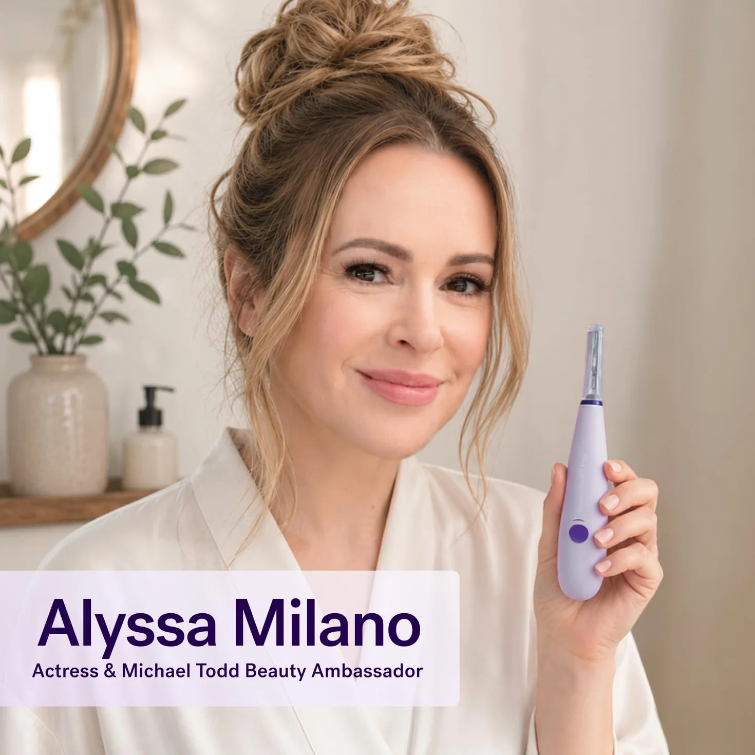 Michael Todd Beauty Sonicsmooth Pro+ Afeitadora Dermaplaning Facial LED 16 Cuchillas