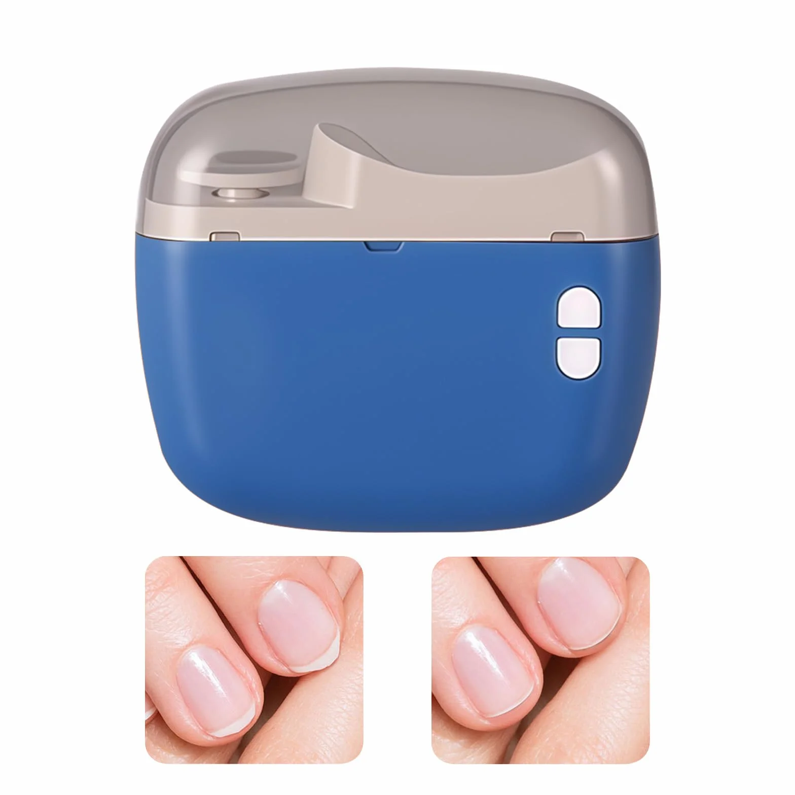 Electric Nail Clippers 12x3.5cm Nails Trimmer With Polishing Function ABS Material Ergonomic Design Manicure Pedicure Set