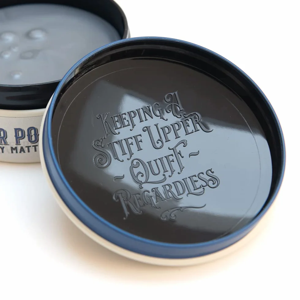Captain Fawcett Pomada de Arcilla Mate 100 g Fuerte Sujeción Acabado Mate Natural para Hombres