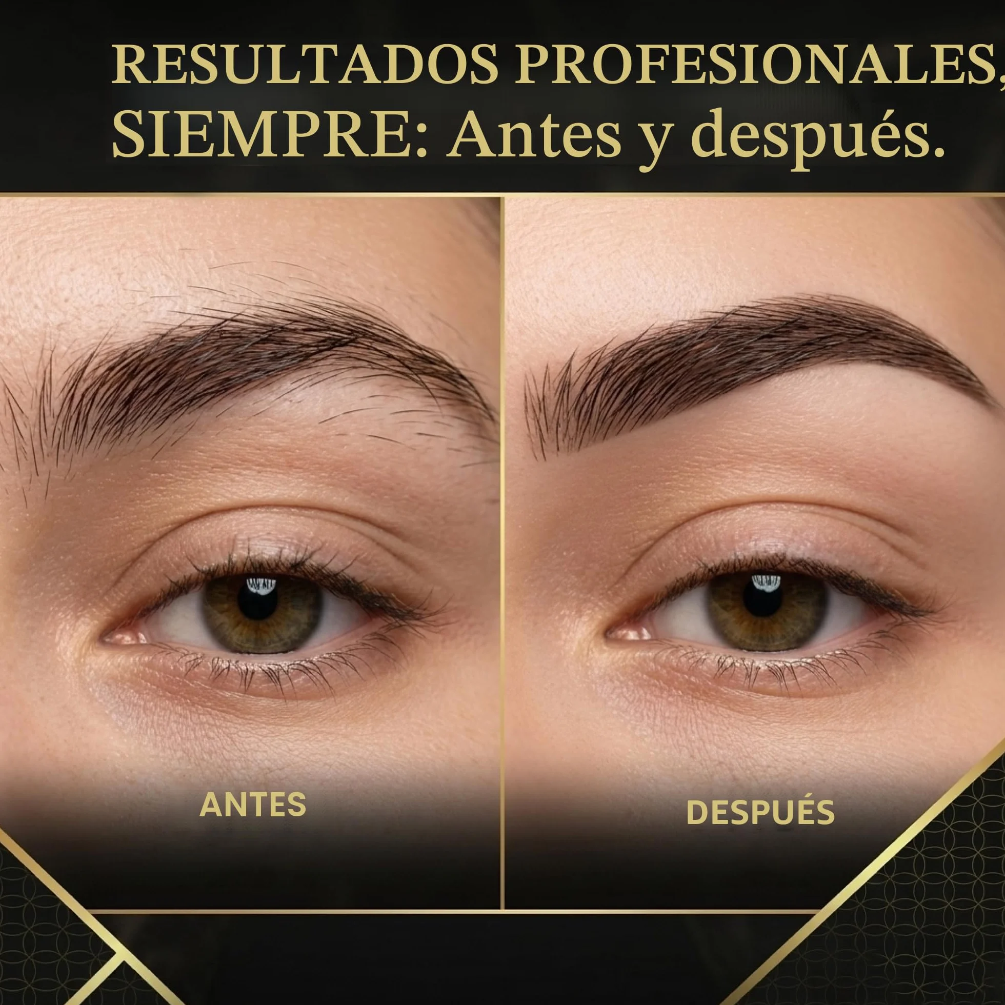 OCBA Pinzas para cejas profesionales antideslizantes Punta mejorada 4 piezas Negro