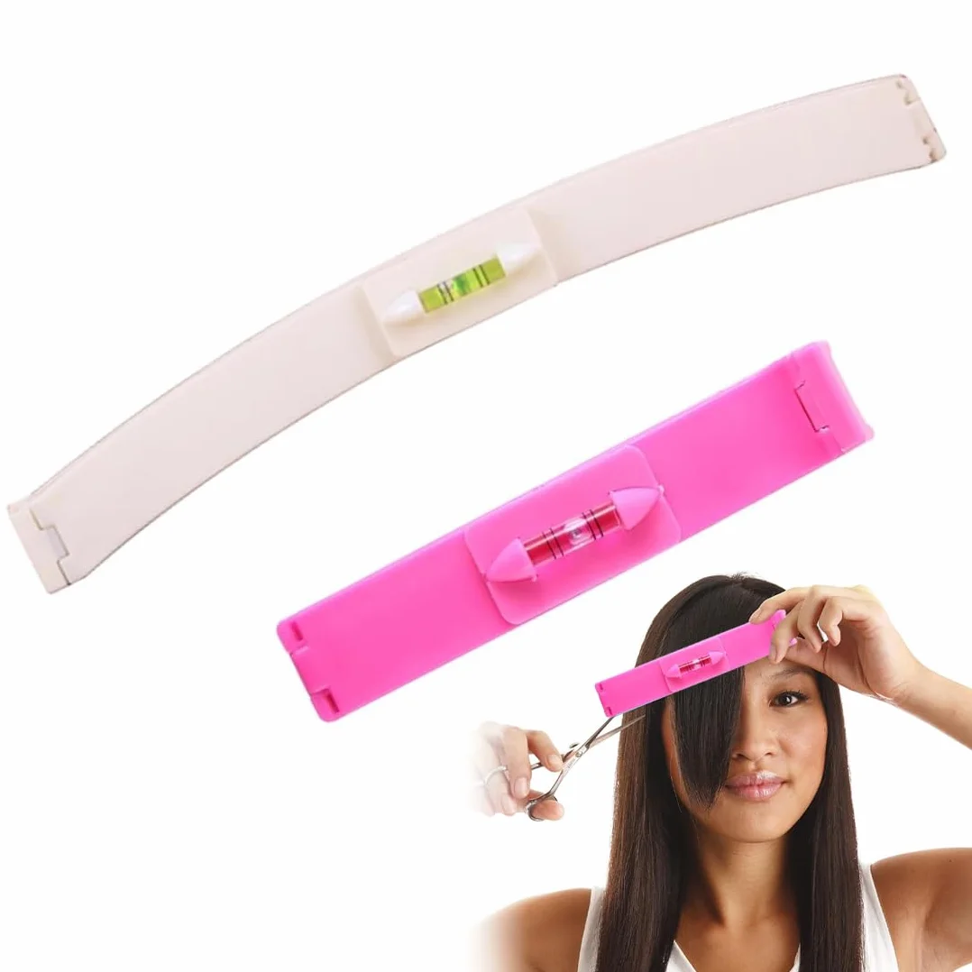 Kit de Corte de Pelo, Corta Puntas, Plantilla de Corte de Pelo, Clip de Corte de Pelo, Guía de Corte de Pelo para Asistente de Peluquero