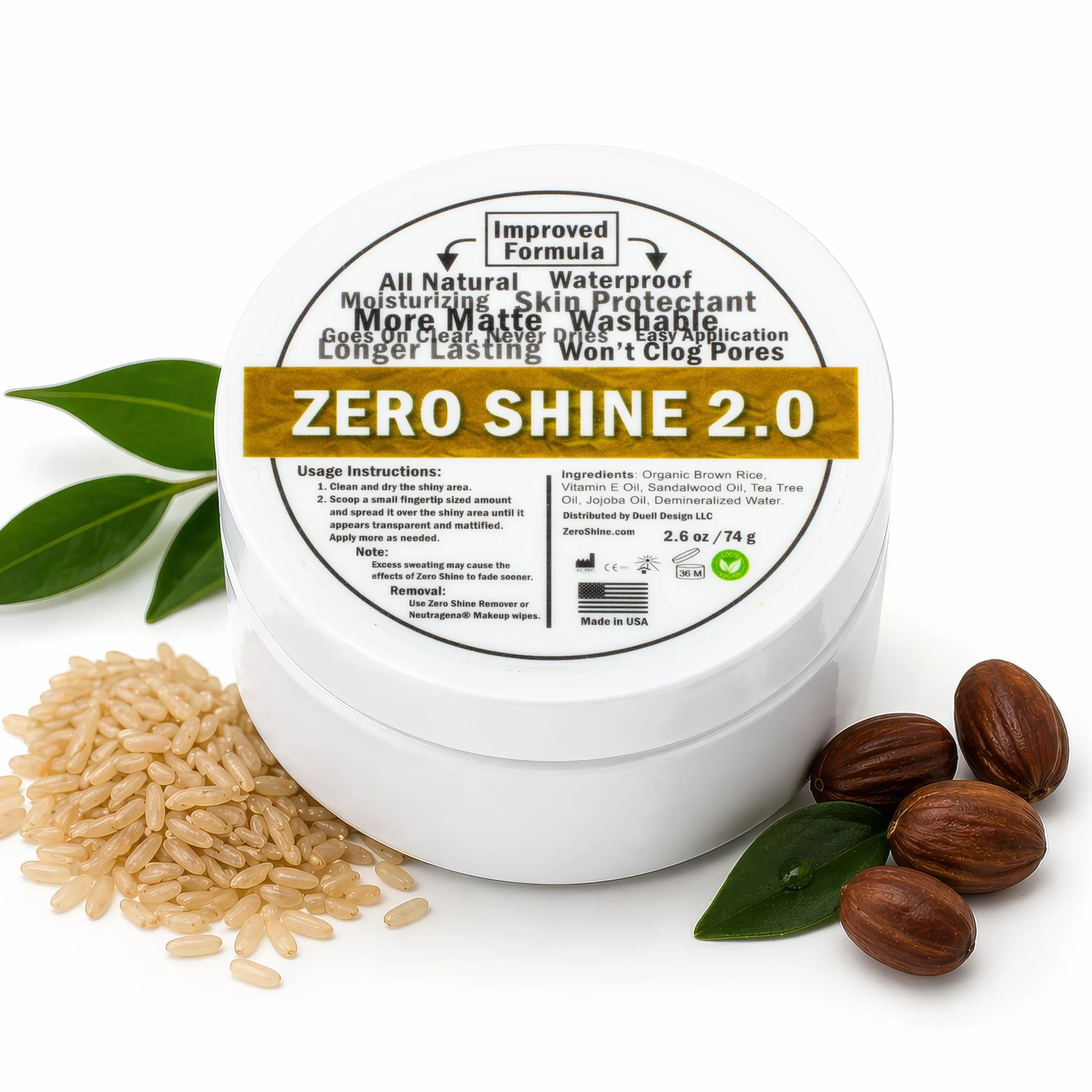 Crema nutritiva para calva antideslumbrante hidratante 74 g