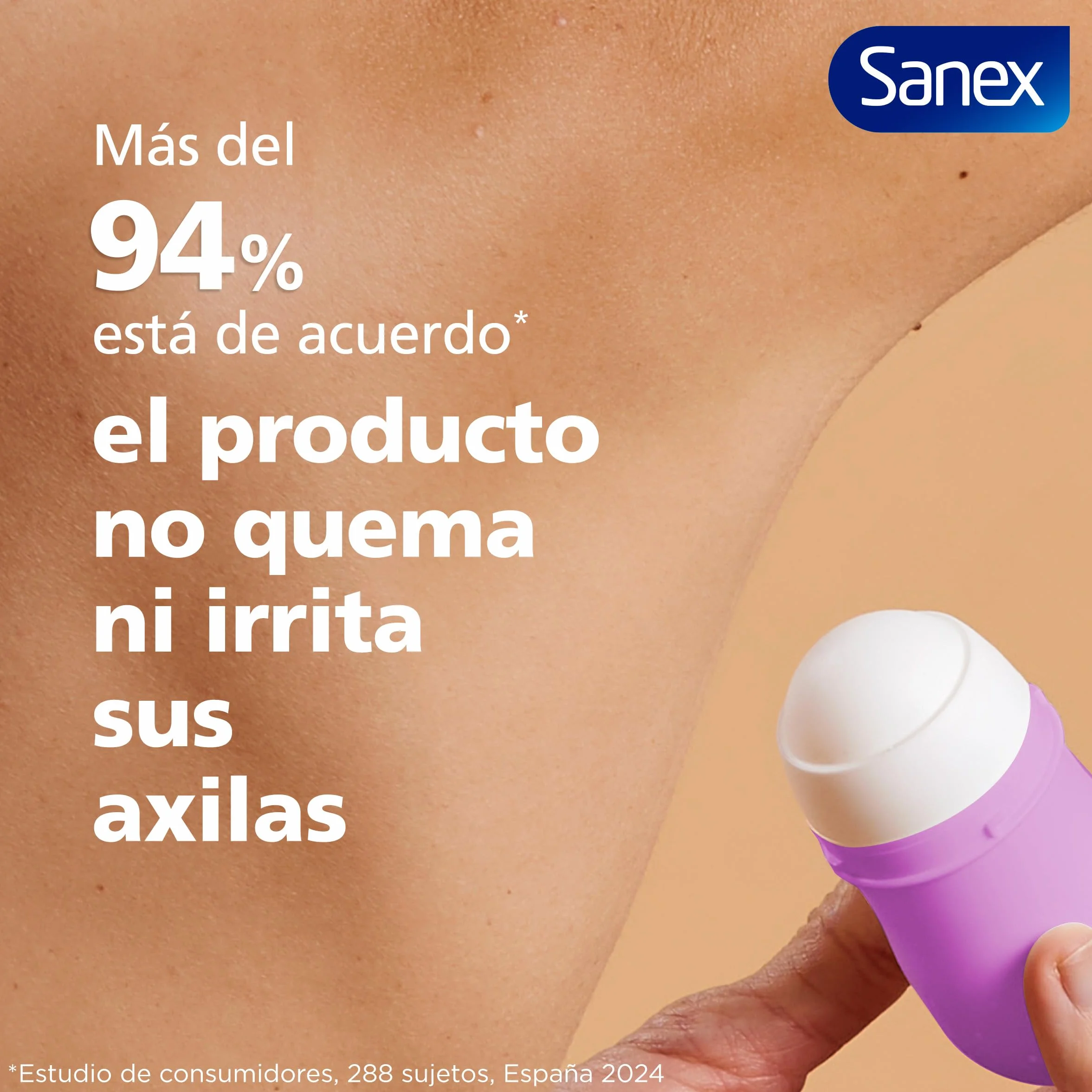Sanex Dermo+ Invisible Antitranspirante Roll-On 72 Horas 6x50ml