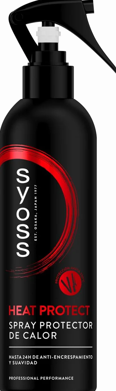 Syoss Spray protector térmico Anti encrespamiento Anti-humedad Protección hasta 220ºC 2 uds 250ml